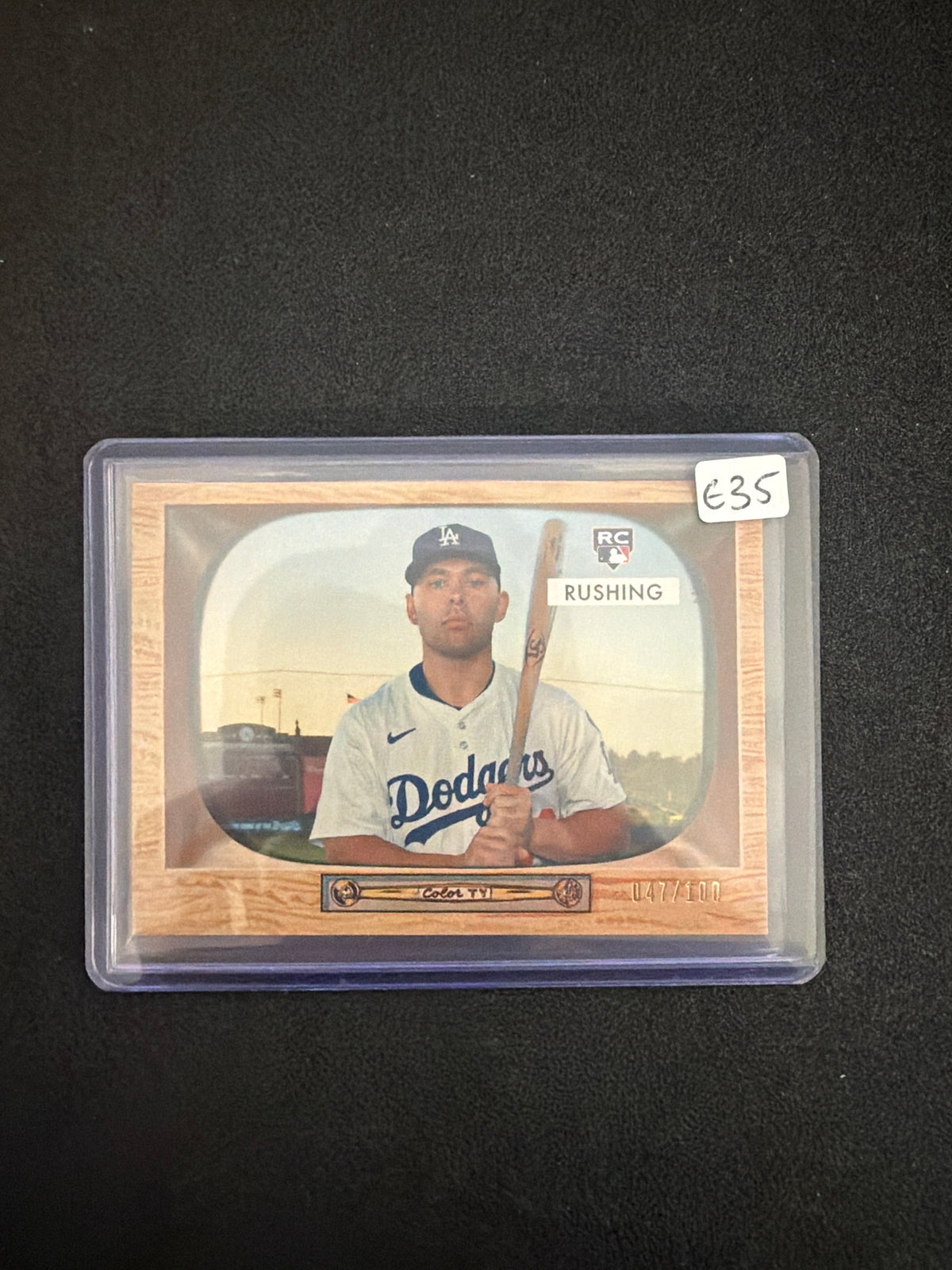 2025 Topps Transcendent VIP Dalton Rushing Rookie /100