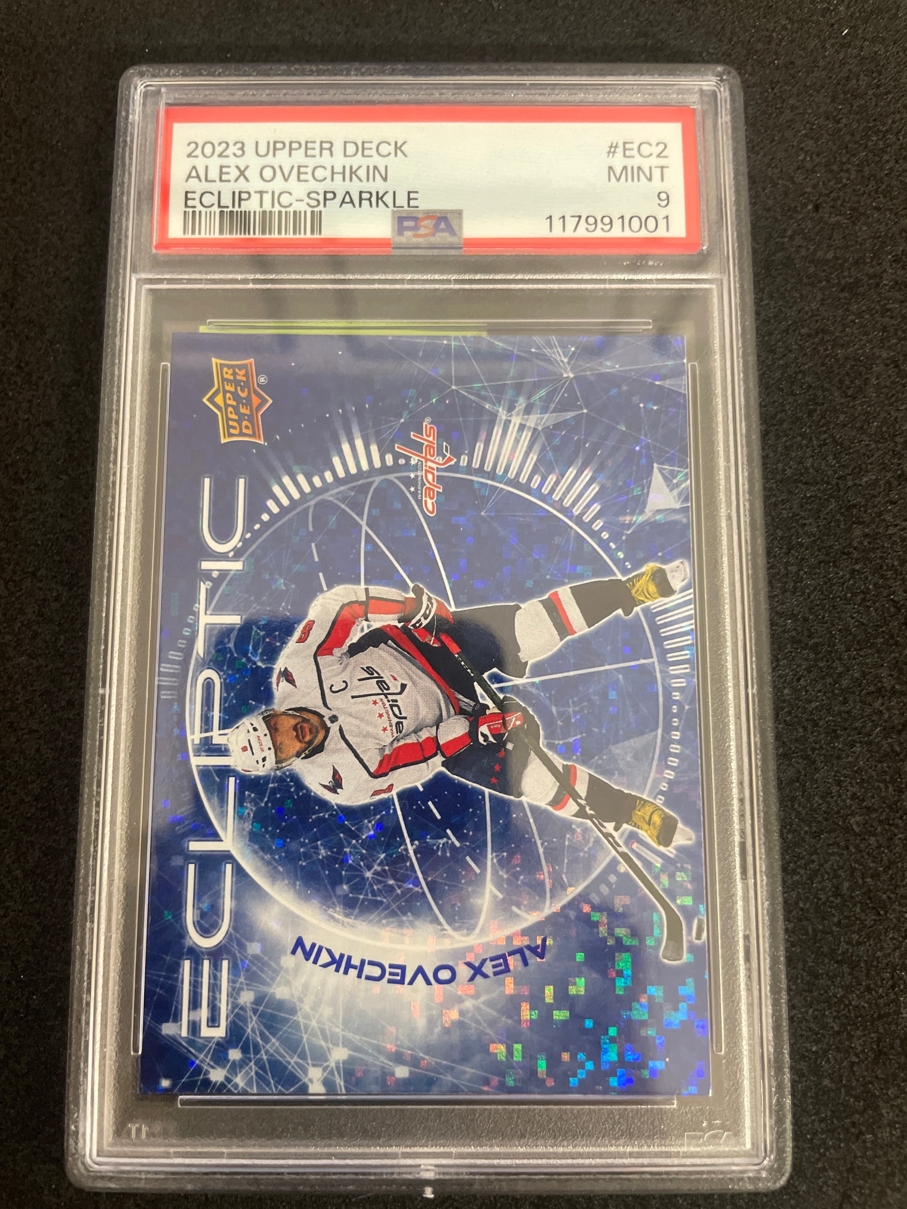 2023 Upper Deck Alex Ovechkin Ecliptic-Sparkle MINT PSA 9