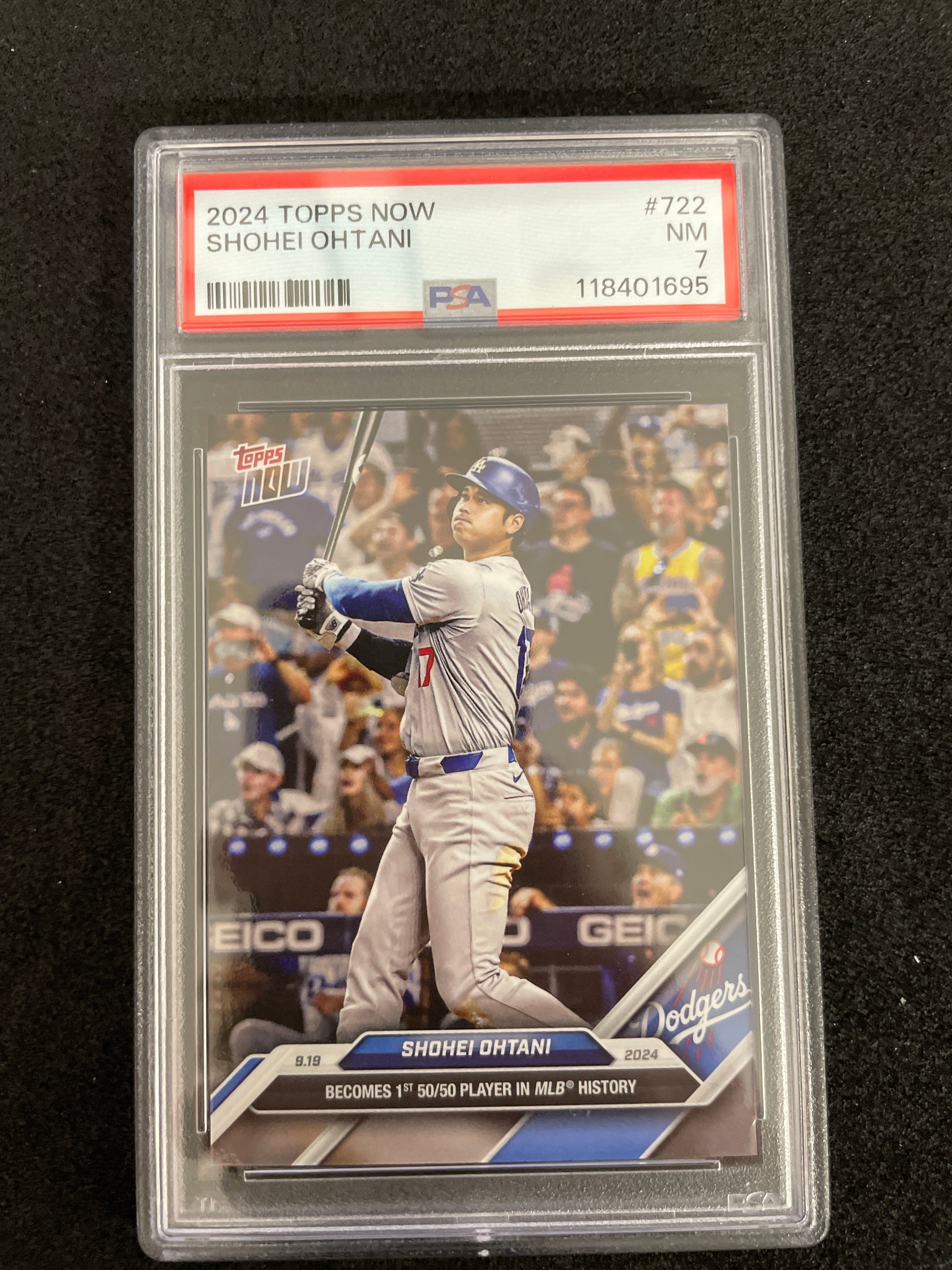 2024 Topps Now Shohei Ohtani PSA 7