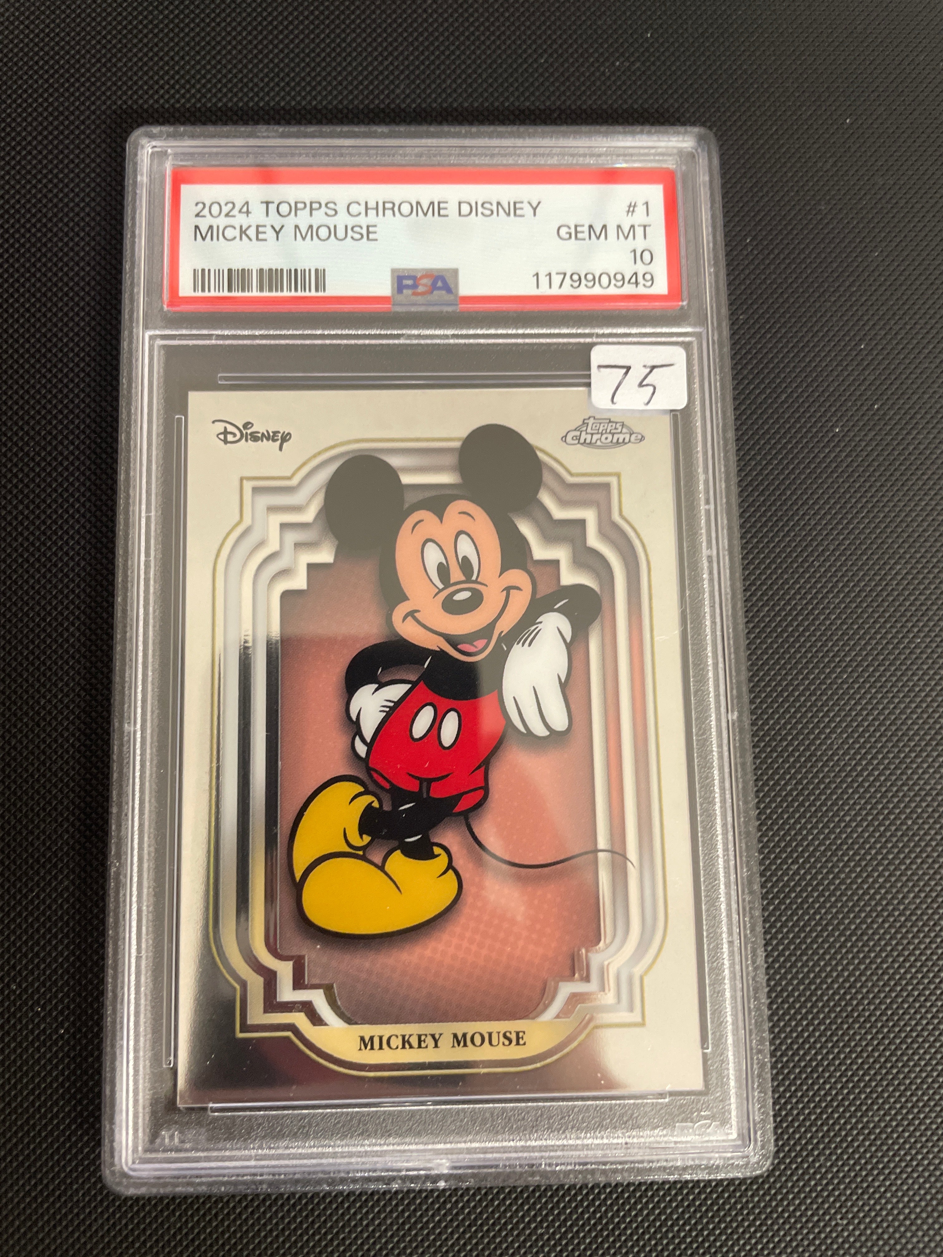 2024 Topps Chrome Disney Mickey Mouse #1 PSA 10