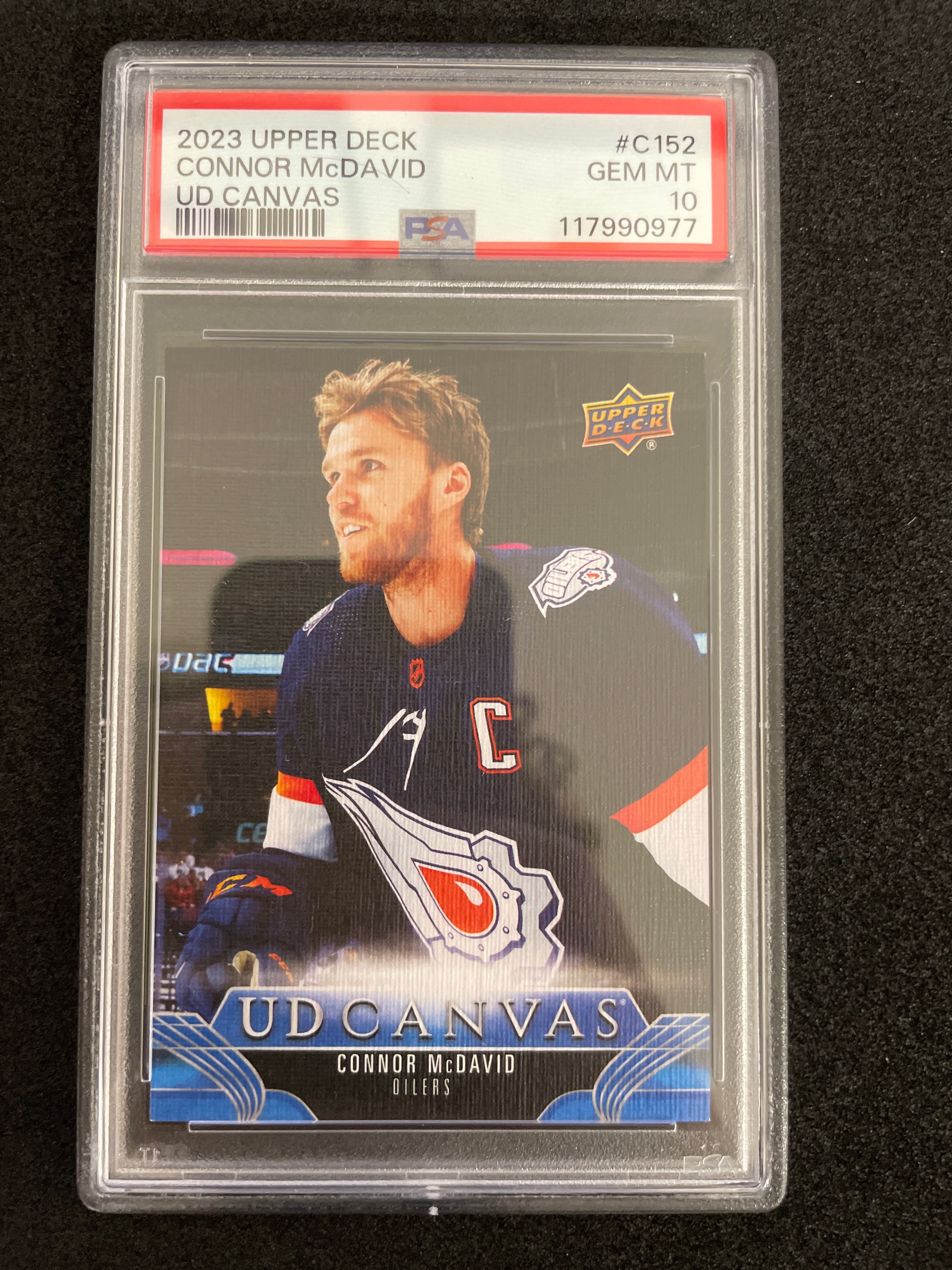 2023 Upper Deck Connor McDavid UD Canvas GEM MINT PSA 10