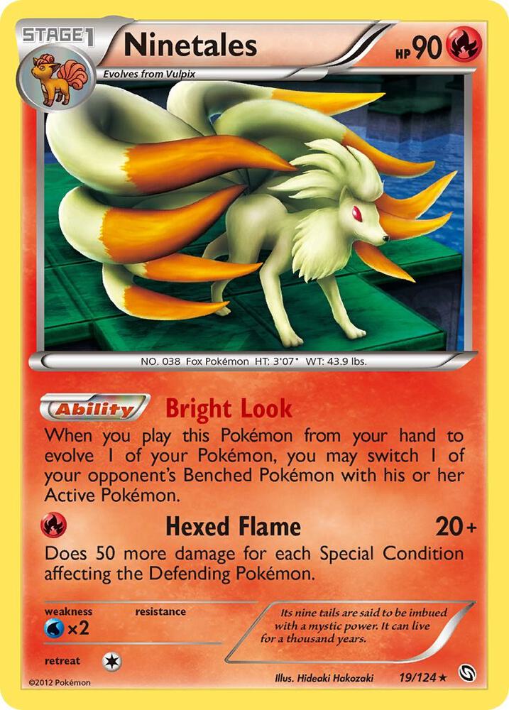 Ninetales (DRX 19/124)(reverese holo)