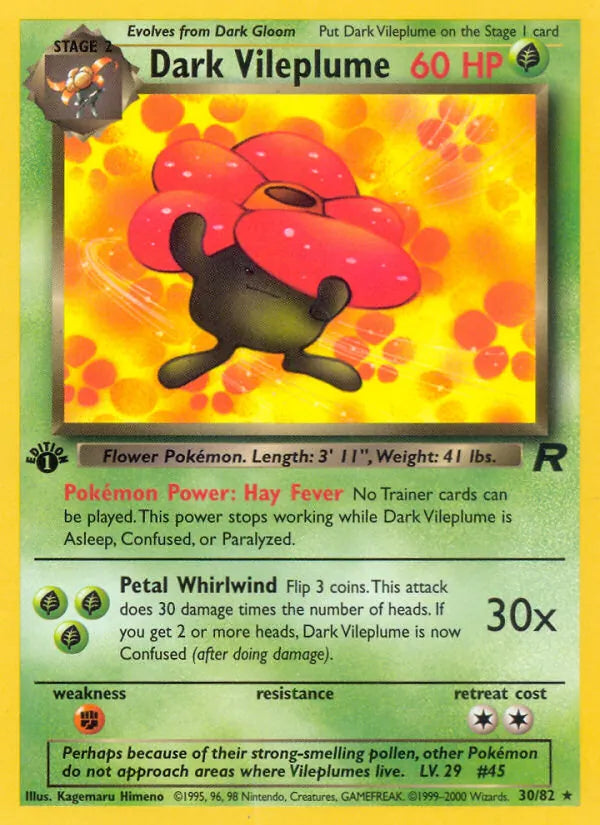 Dark Vileplume (30) (TR 30/82)