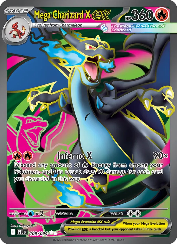 Mega Charizard X ex - 109/094 (PFL 109/094)