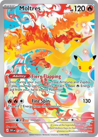 Moltres 130 128 (30C 130/128)