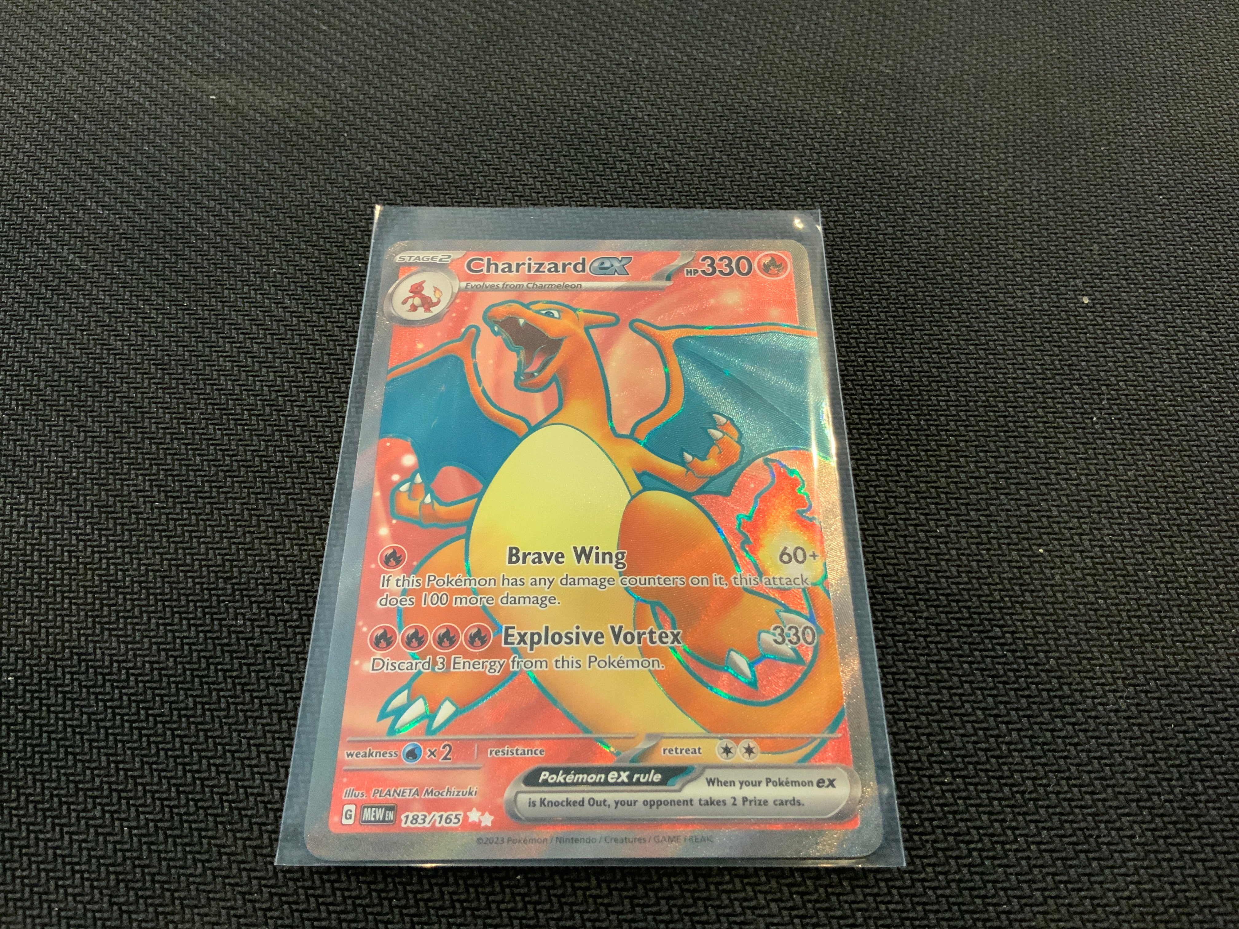 Pokemon MEW Charizard EX 183/165