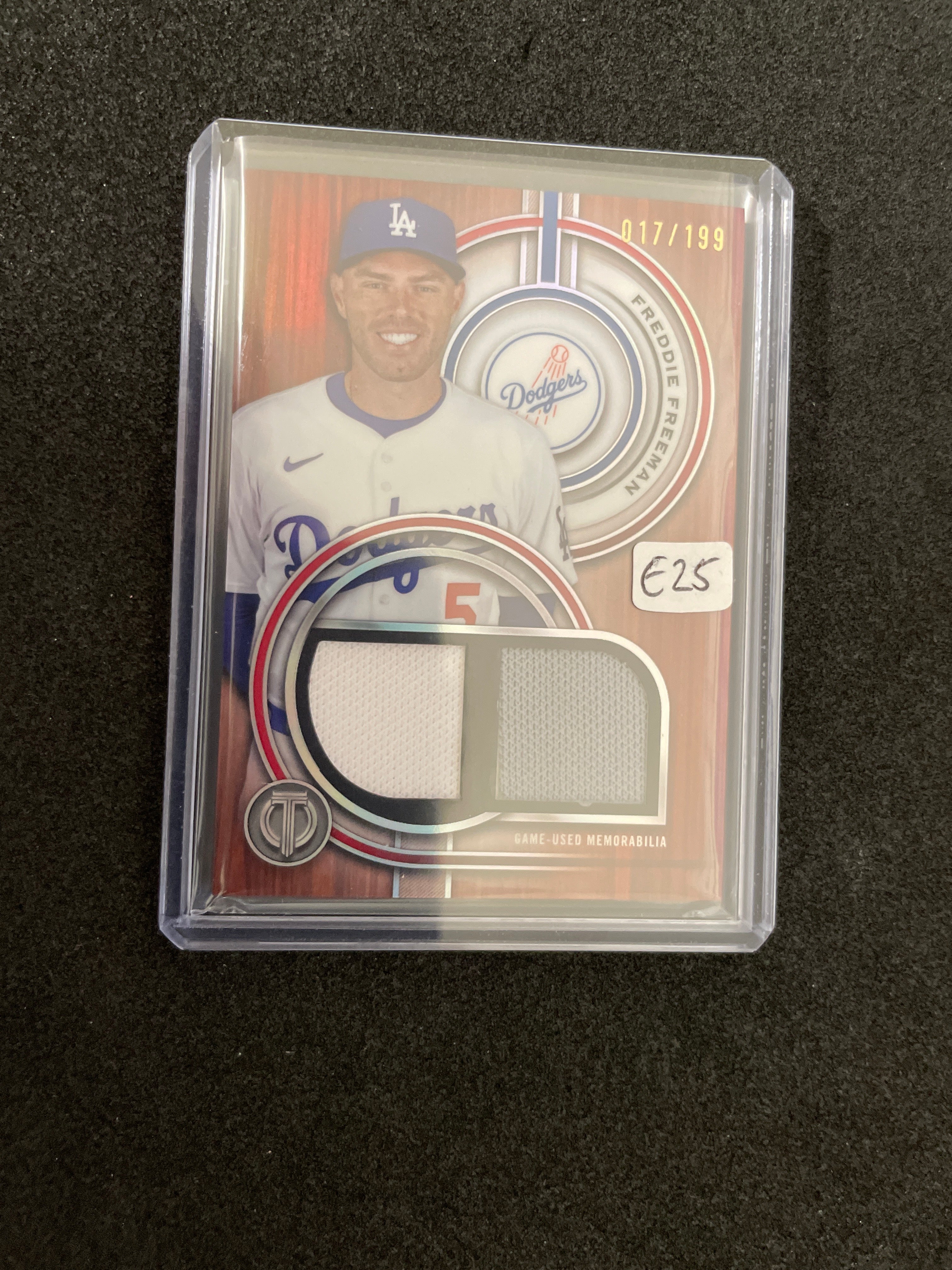 2025 Topps Tribute Baseball Freddie Freeman Relic /199