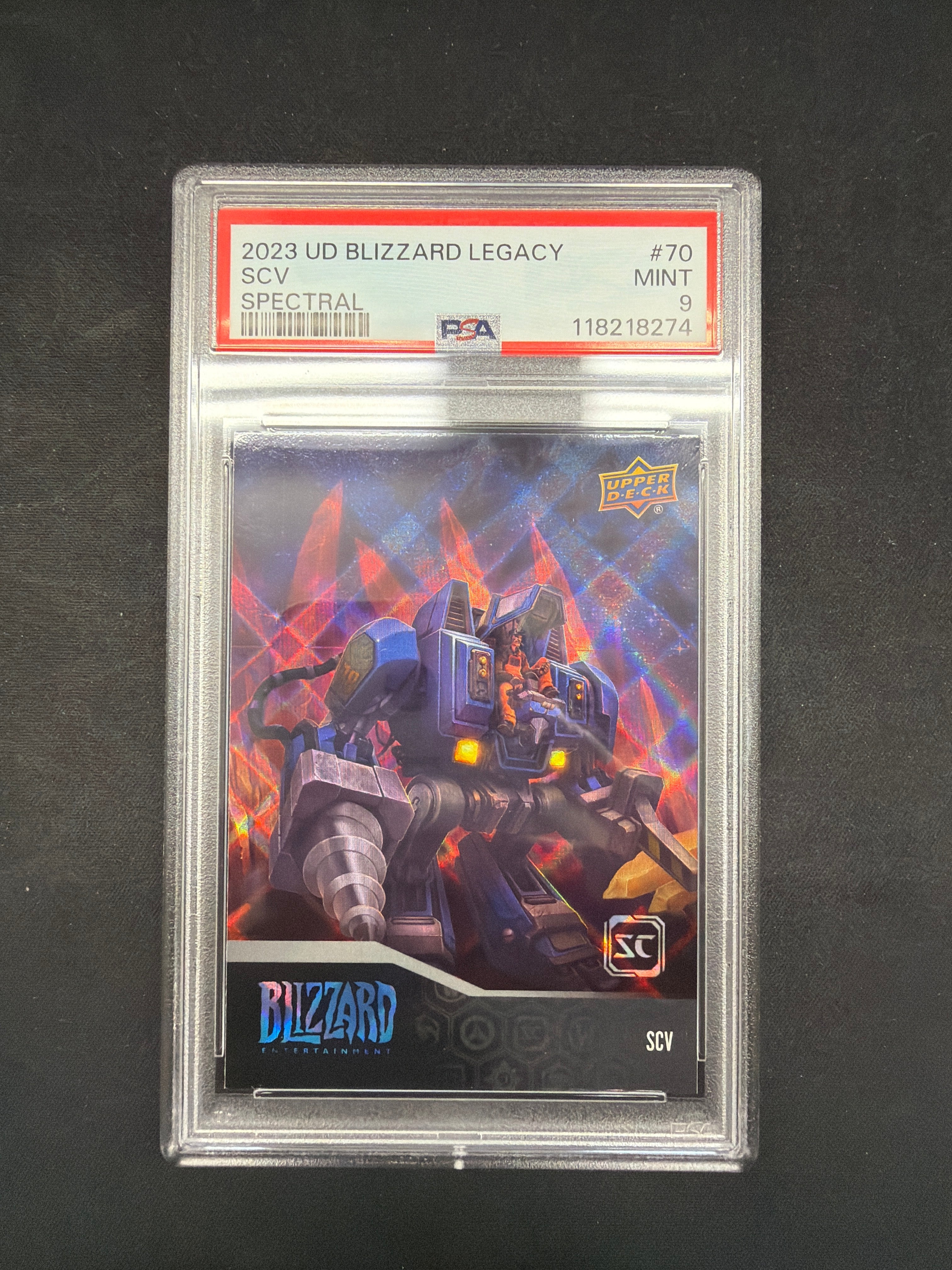 2023 UD Blizzard Legacy SCV Spectral PSA MINT 9