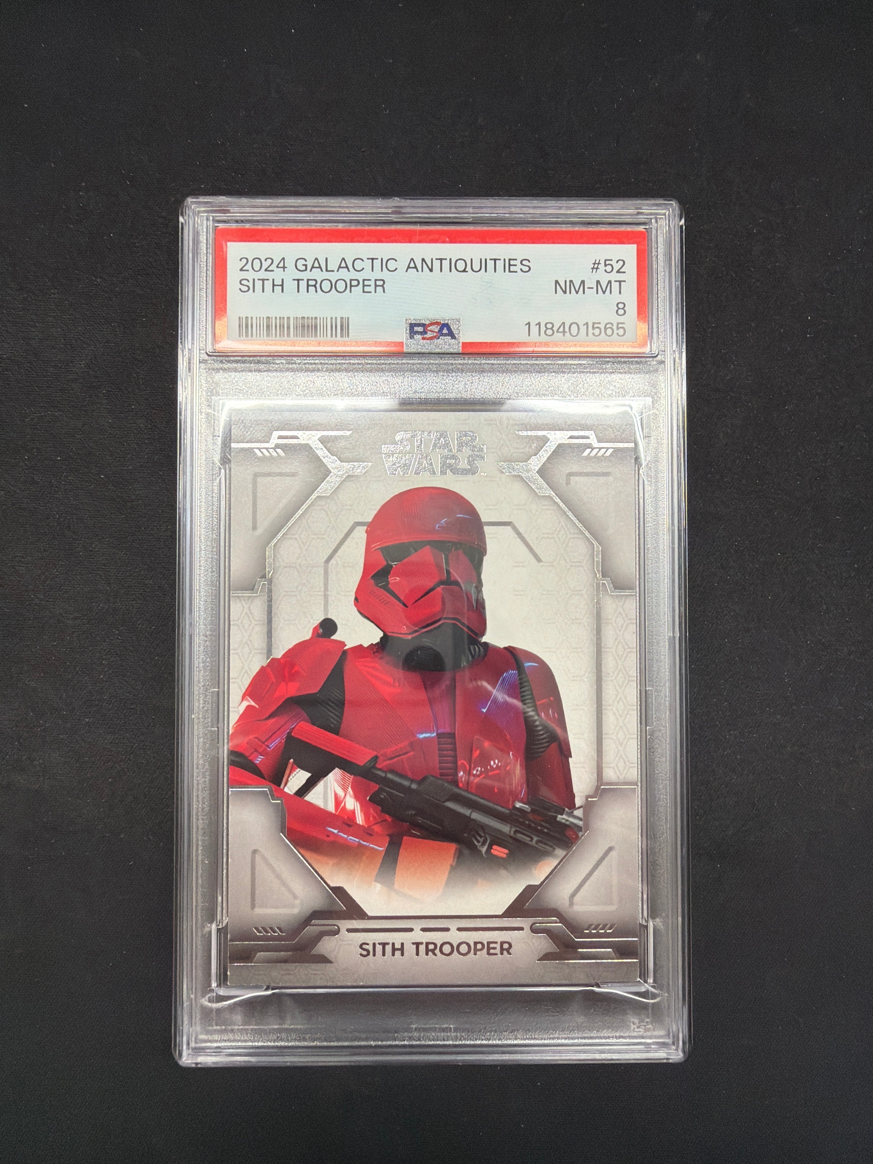 2024 Galactic Antiquities Sith Trooper PSA NM-MT 8