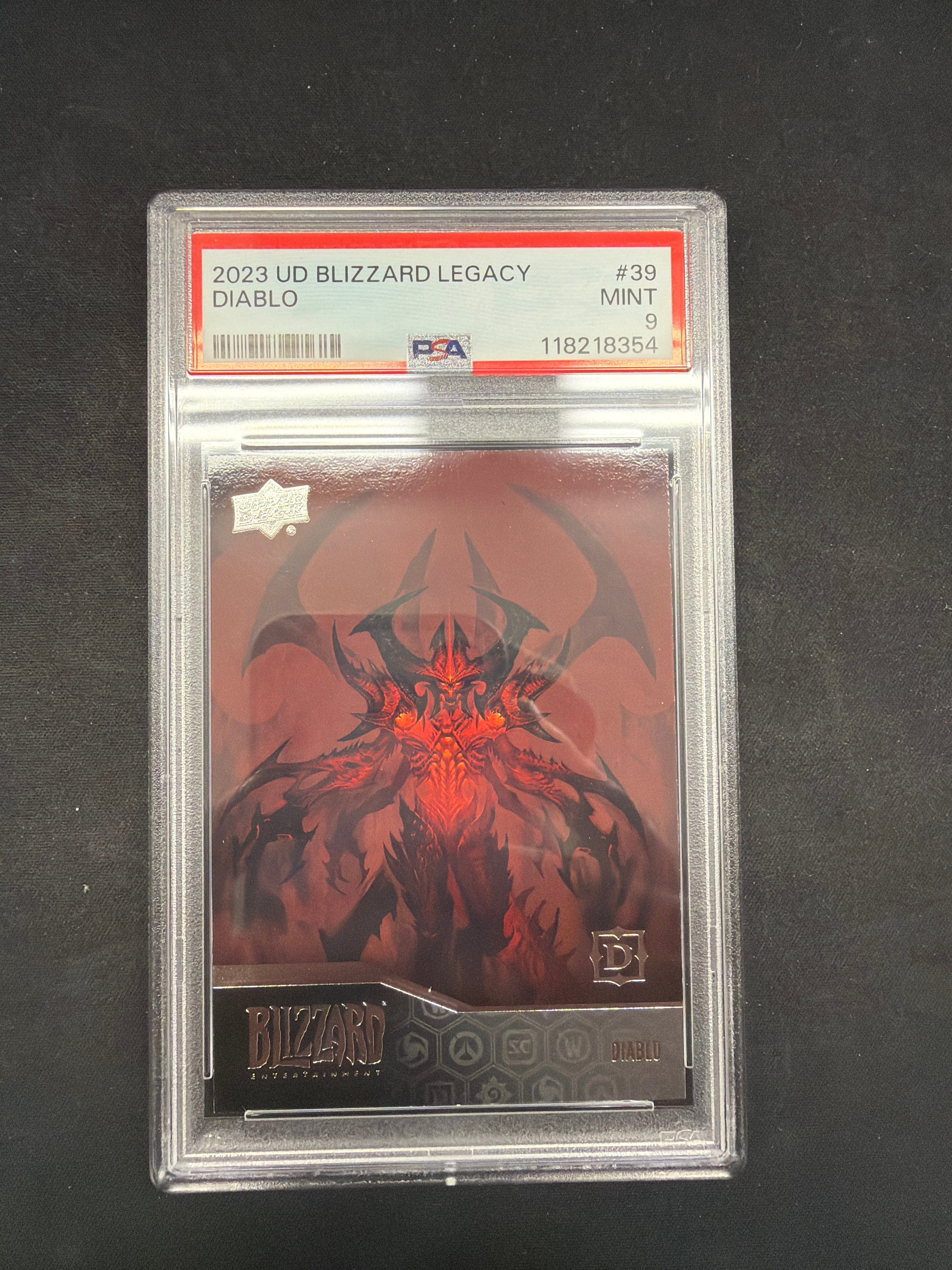 2023 UD Blizzard Legacy Diablo PSA MINT 9