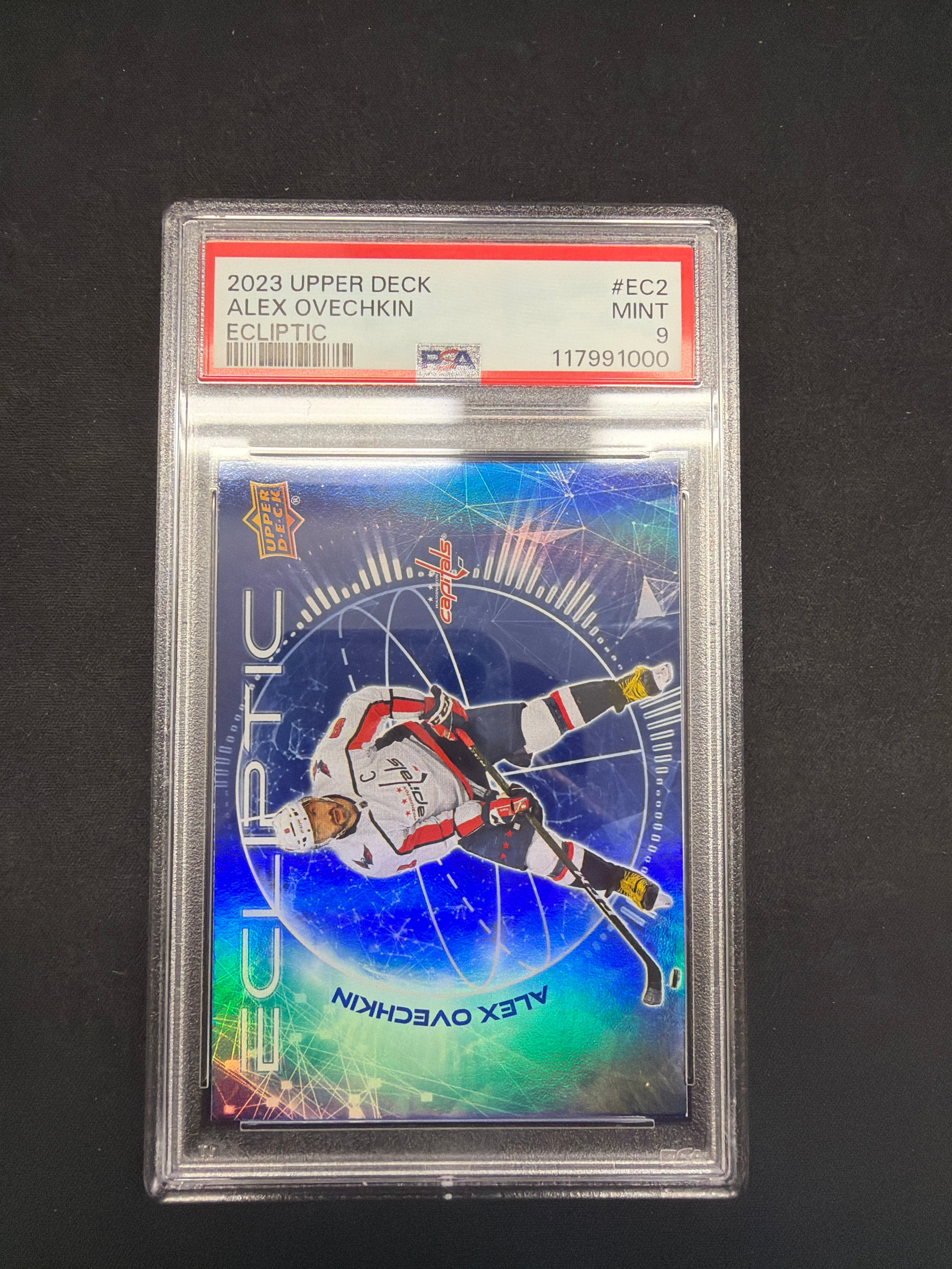 2023 Upper Deck Alex Ovechkin Ecliptic PSA MINT 9