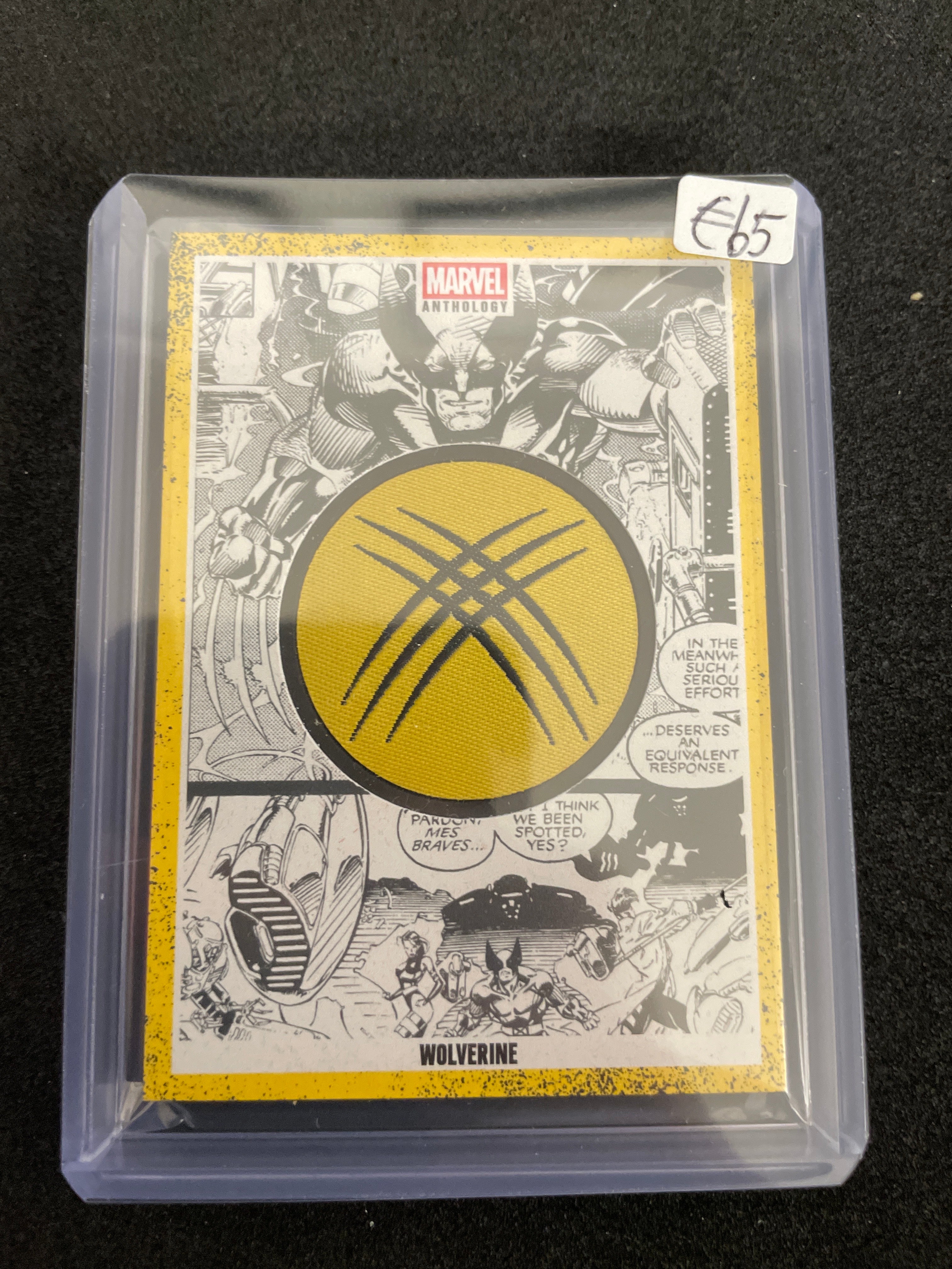 2025 Panini Marvel Anthology Wolverine Badge Card