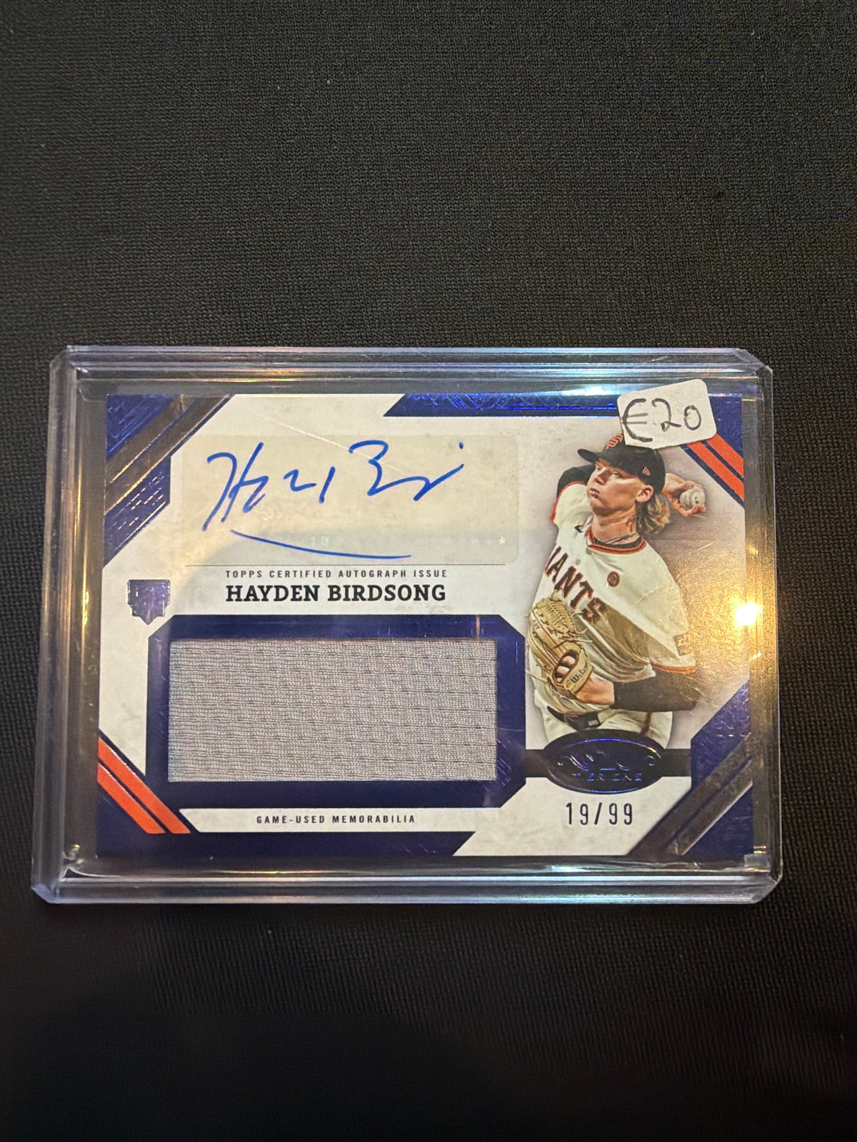 2025 Topps Tier One Hayden Birdsong Patch Auto /99 Rookie