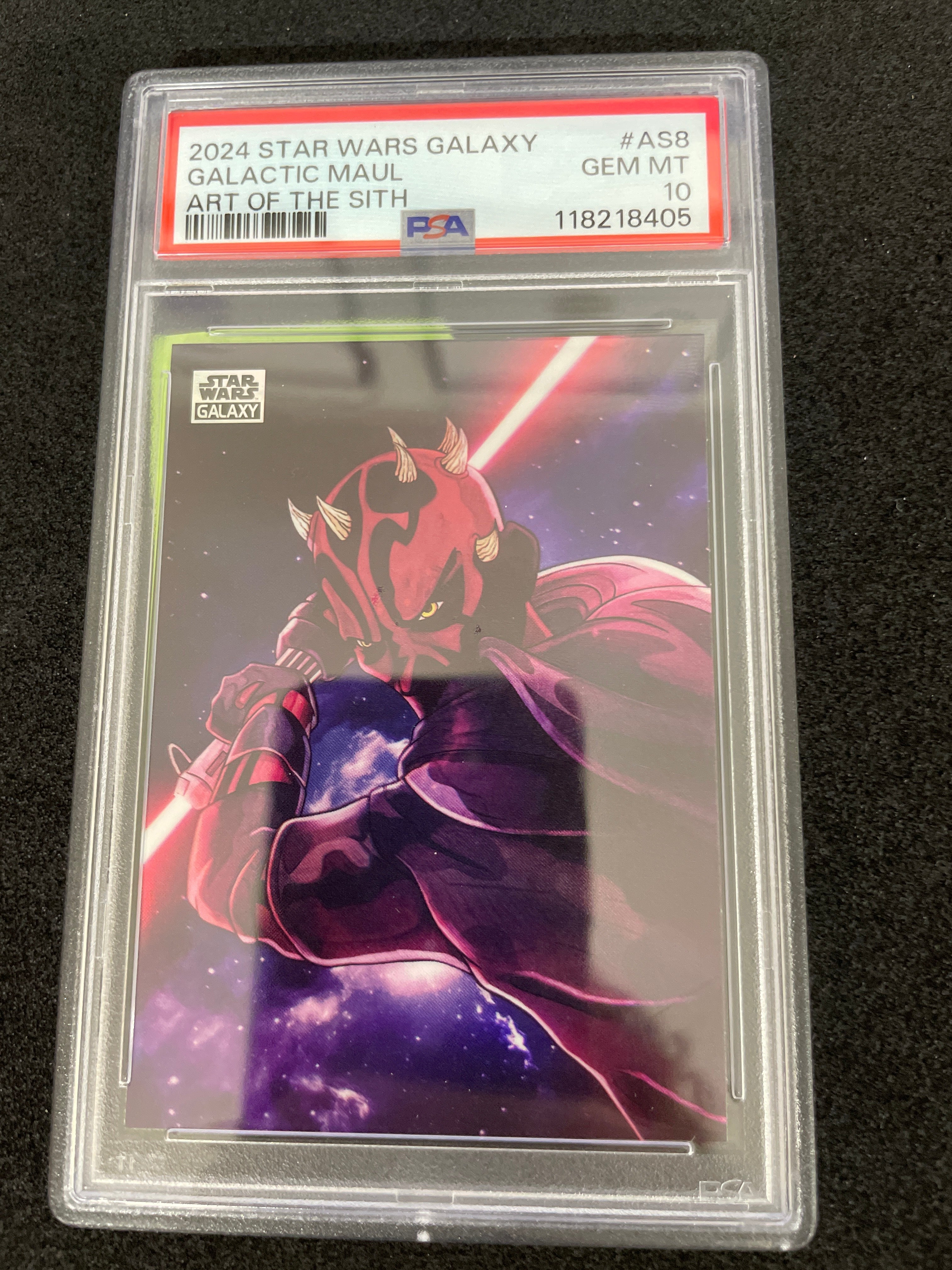2024 Star Wars Galaxy Galactic Maul Art Of The Sith GEM MINT PSA 10