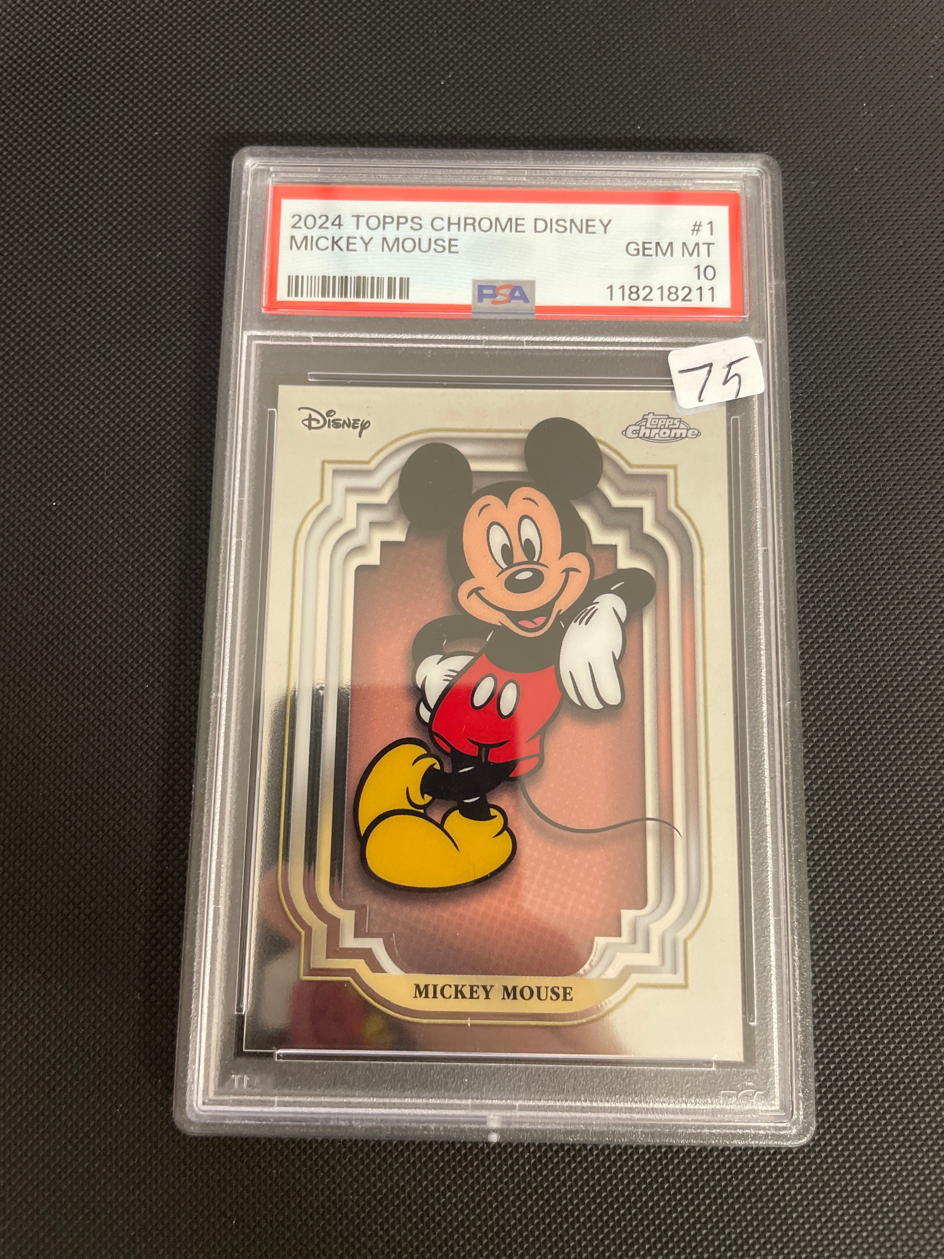 2024 Topps Chrome Disney Mickey Mouse #1 PSA 10