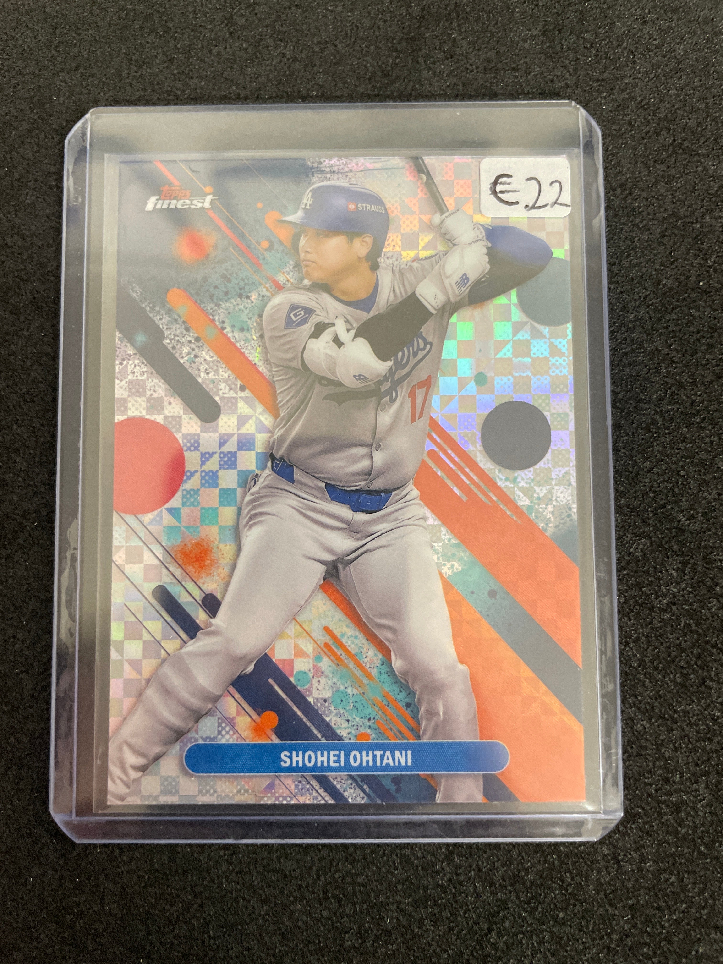 2025 Topps Finest Shohei Ohtani #18 Checkerboard refractor