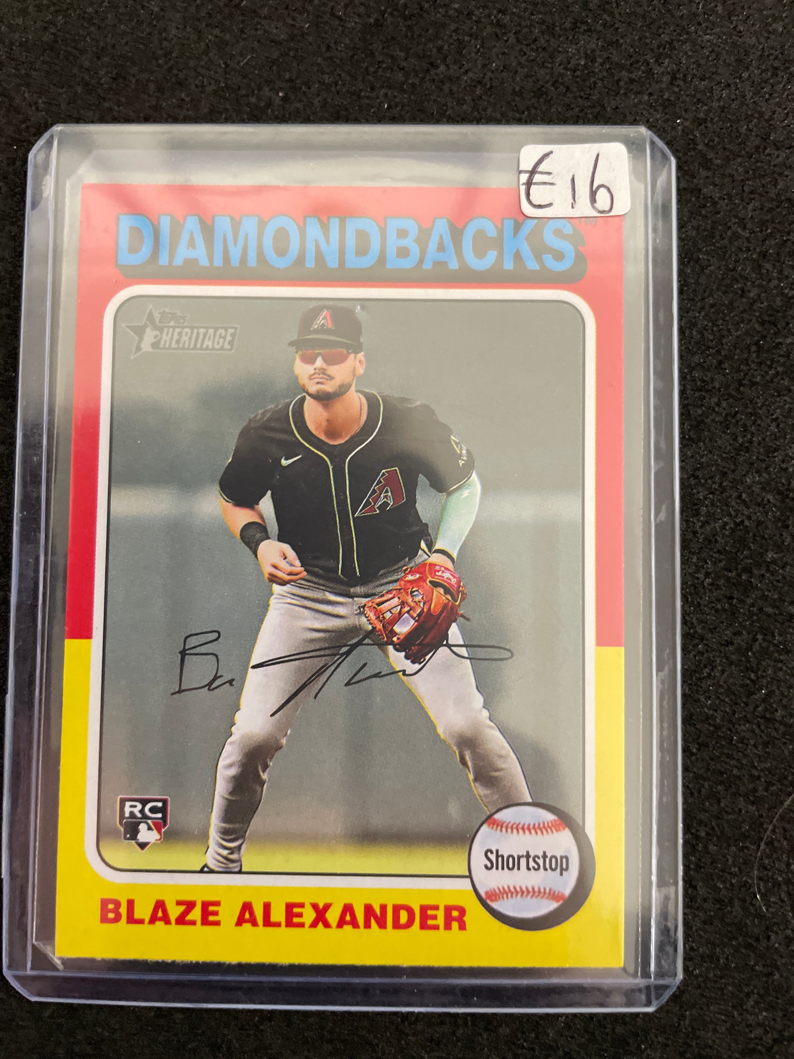 2025 Topps Heritage Baseball Blaze Alexander Autograph