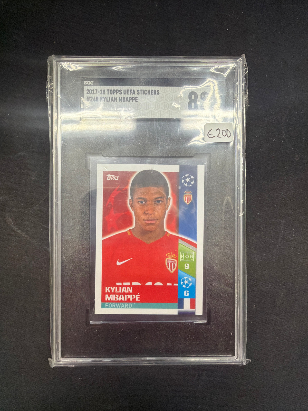 2017/18 Topps UEFA Stickers Kylian Mbappe NM-MT 8