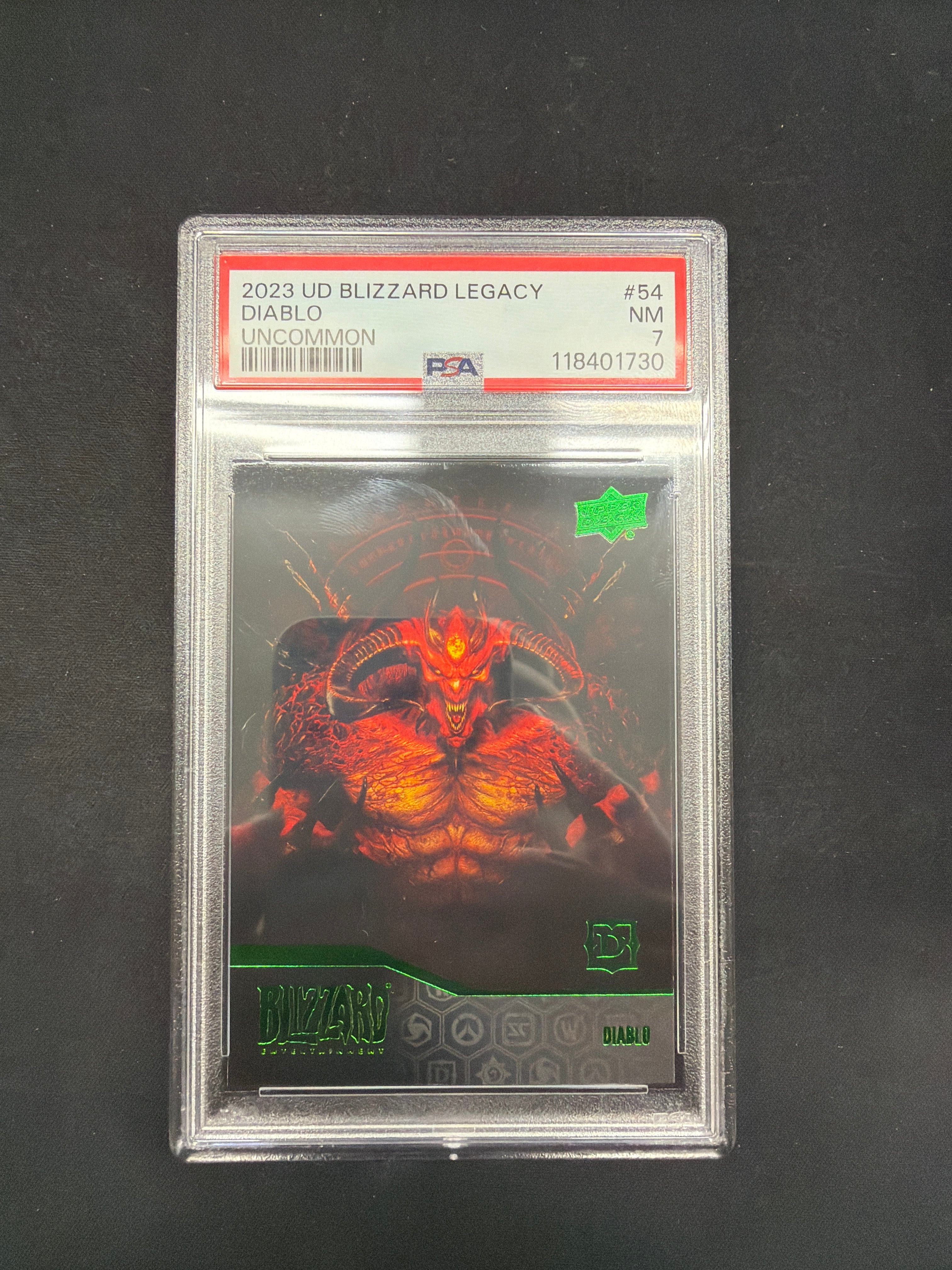 2023 UD Blizzard Legacy Diablo Uncommon PSA NM 7