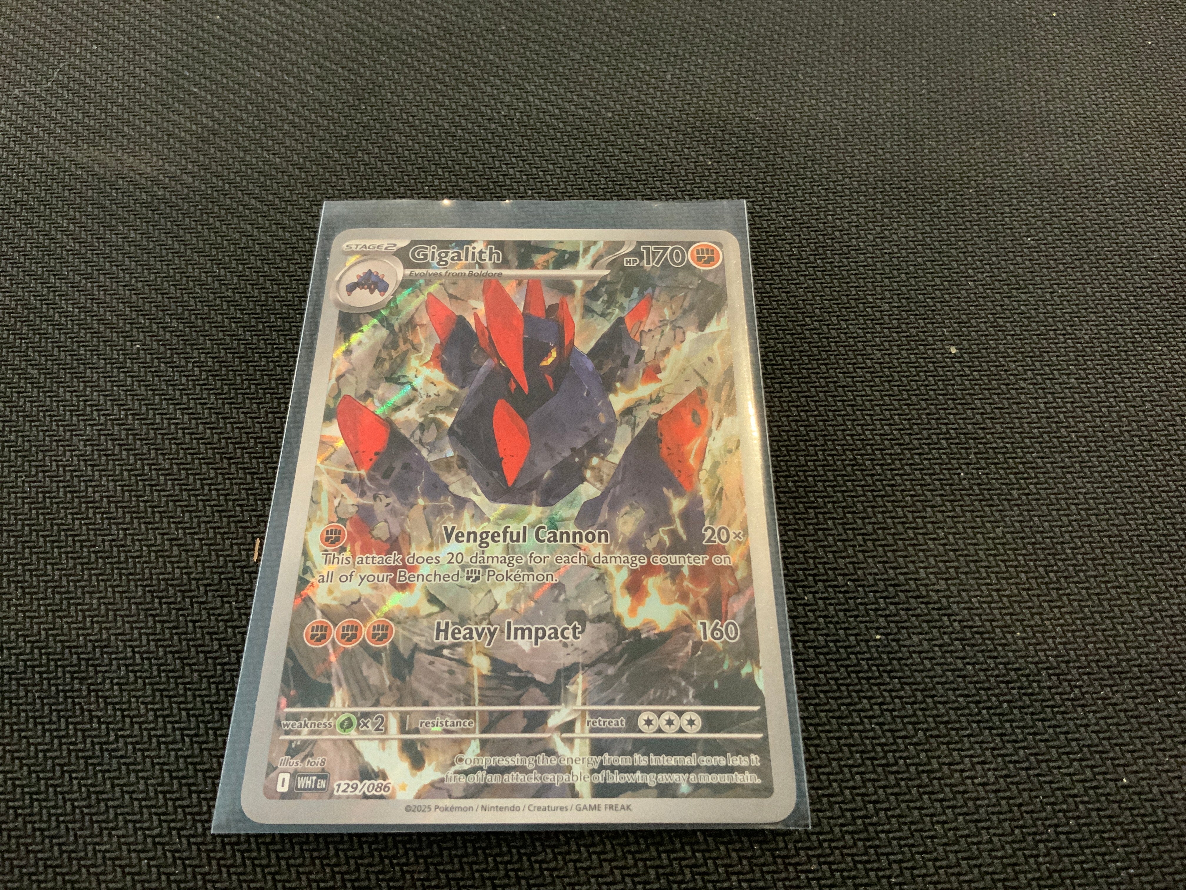 Pokemon WHT Gigalith 129/086
