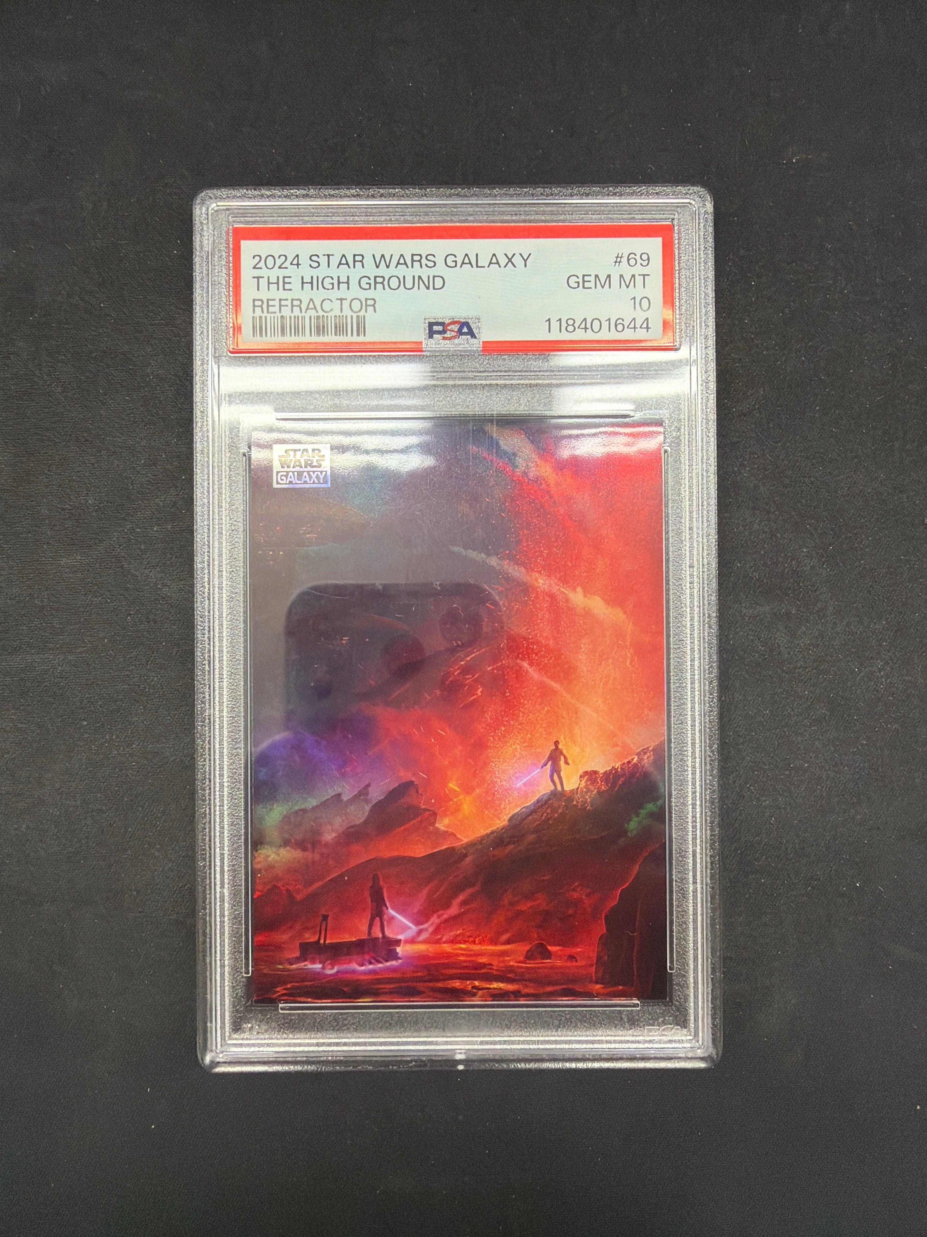 2024 Star Wars Galaxy The High Ground Refractor PSA Gem MT 10