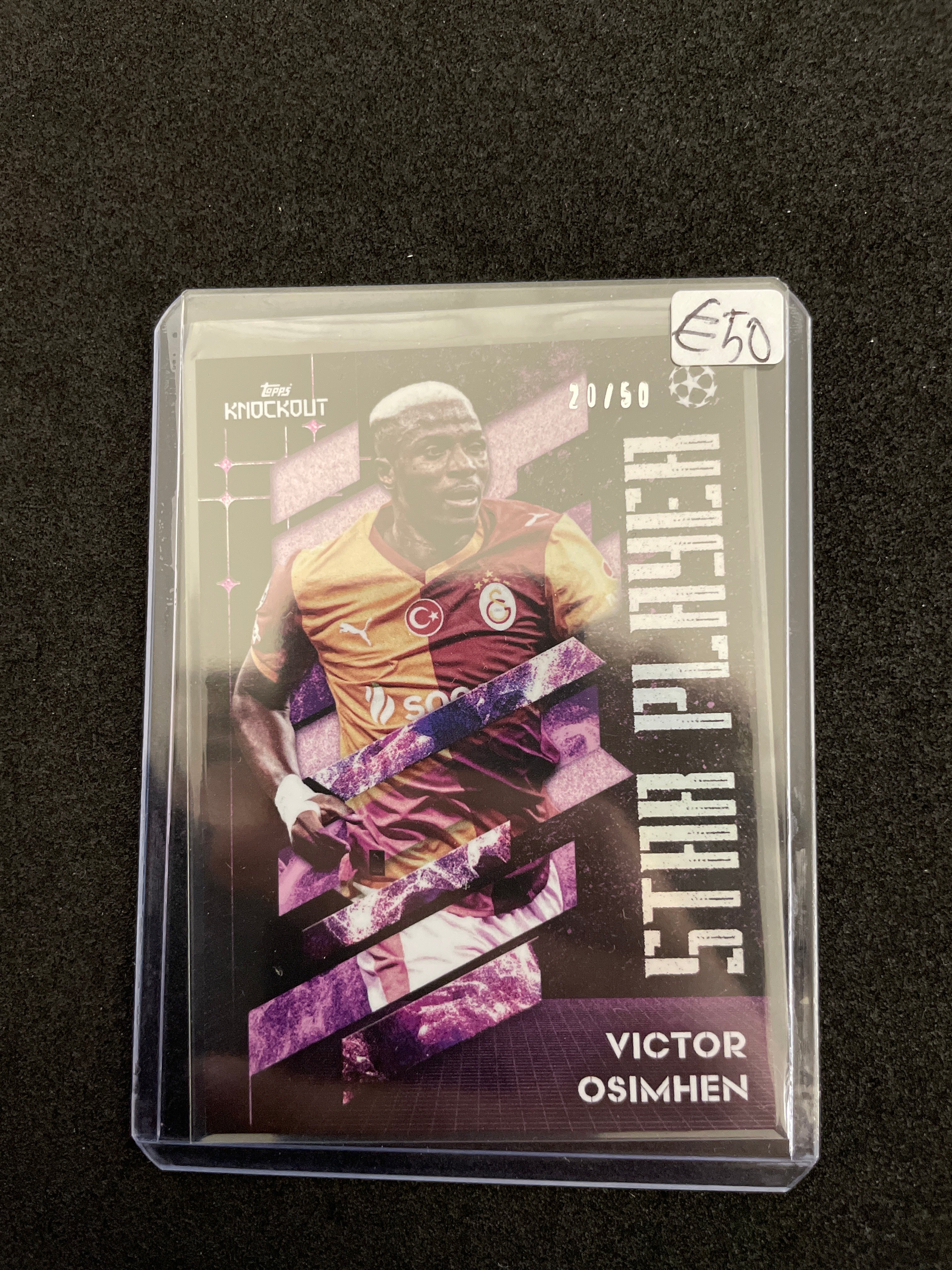 Topps UEFA Club Competitions Knockout 2025/26 Victor Osimhen /50