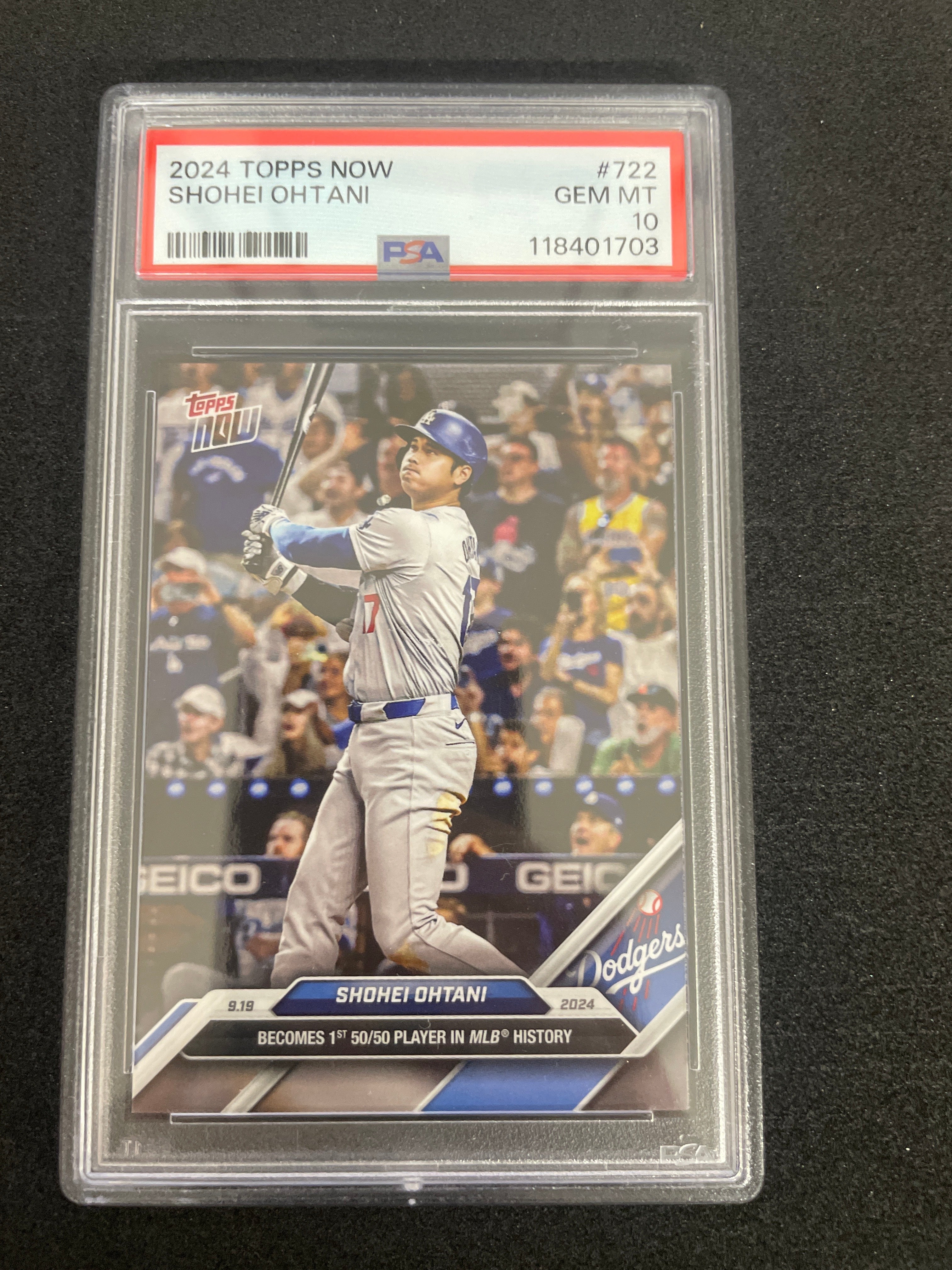 2024 Topps Now Shohei Ohtani #722 PSA 10