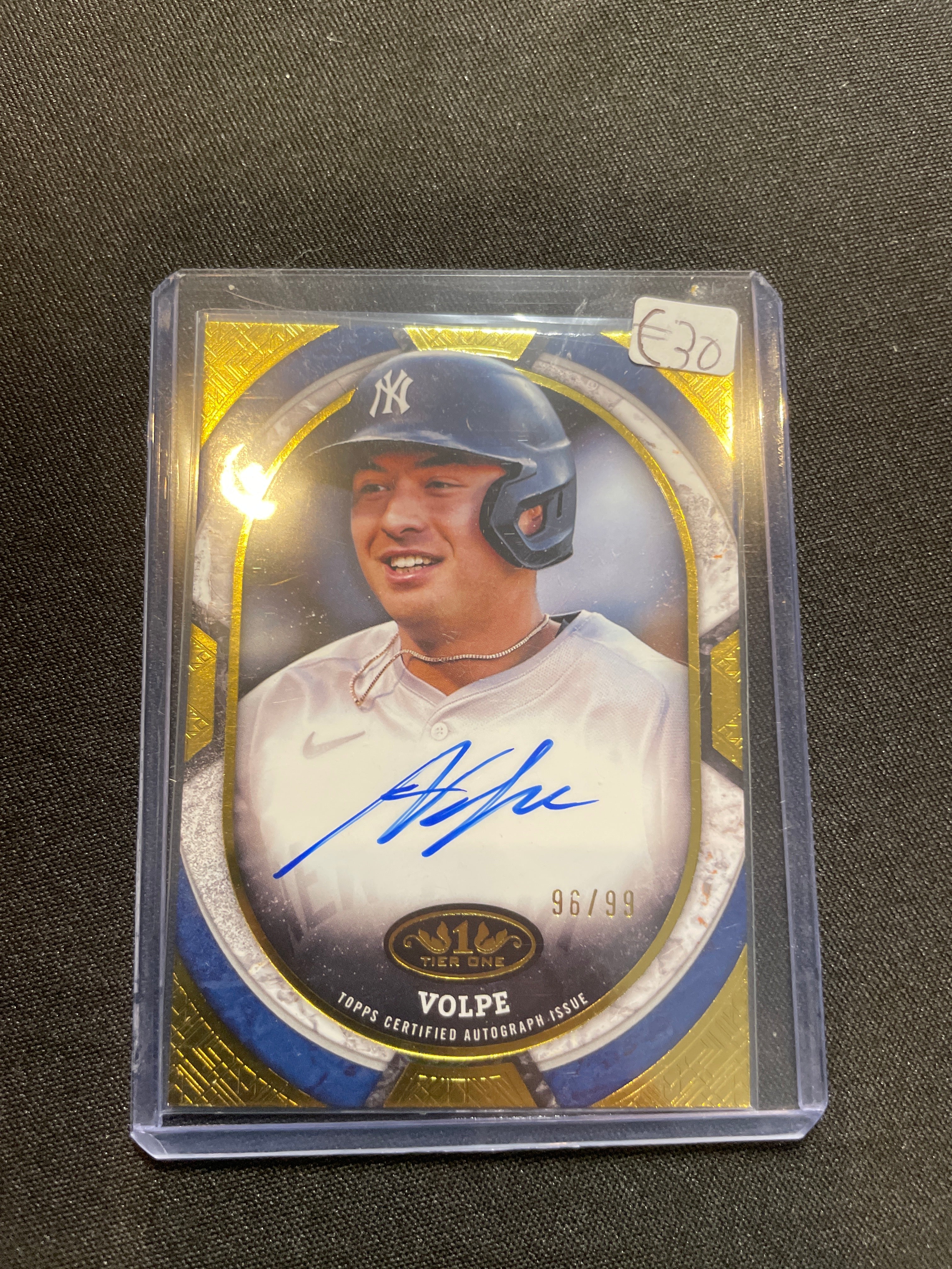2025 Topps Tier One Baseball Anthony Volpe Autograph /99