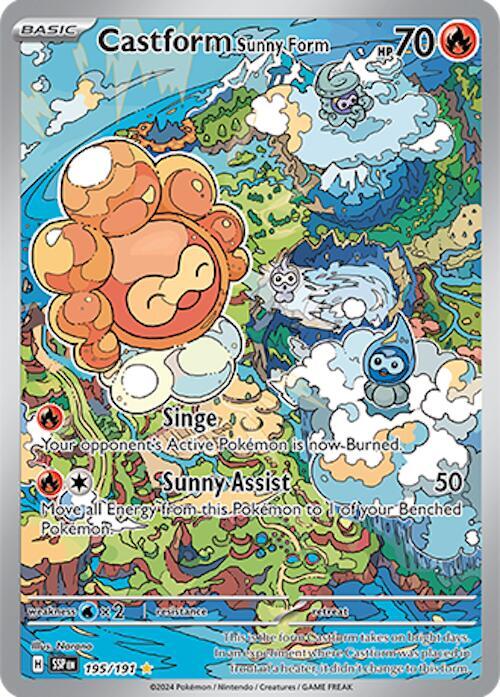 Castform Sunny Form - 195/191 (SSP 195/191)