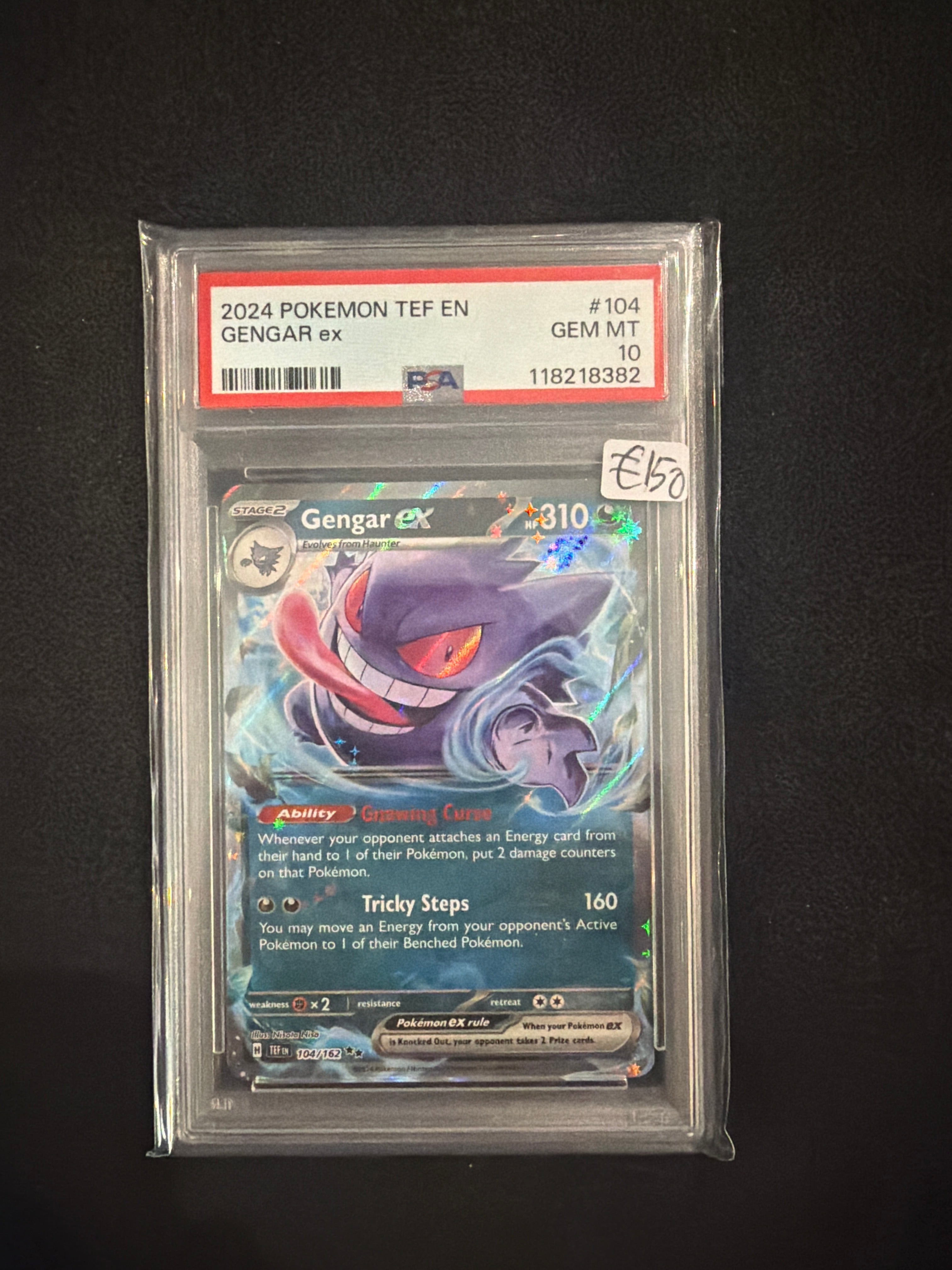 2024 Pokémon TEF EN Gengar ex PSA 10