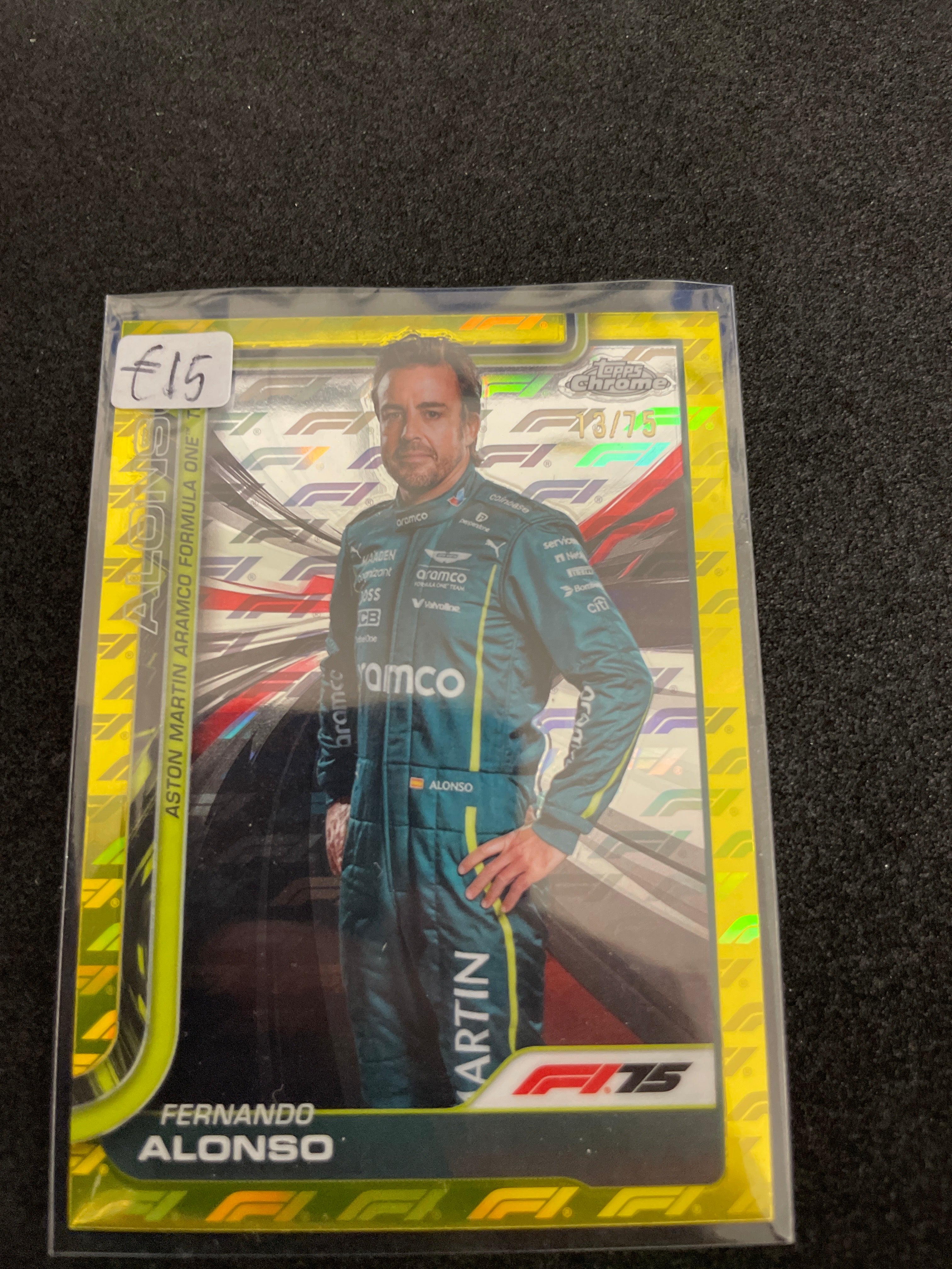 Topps Chrome F1 Fernando Alonso /75 Logofractor