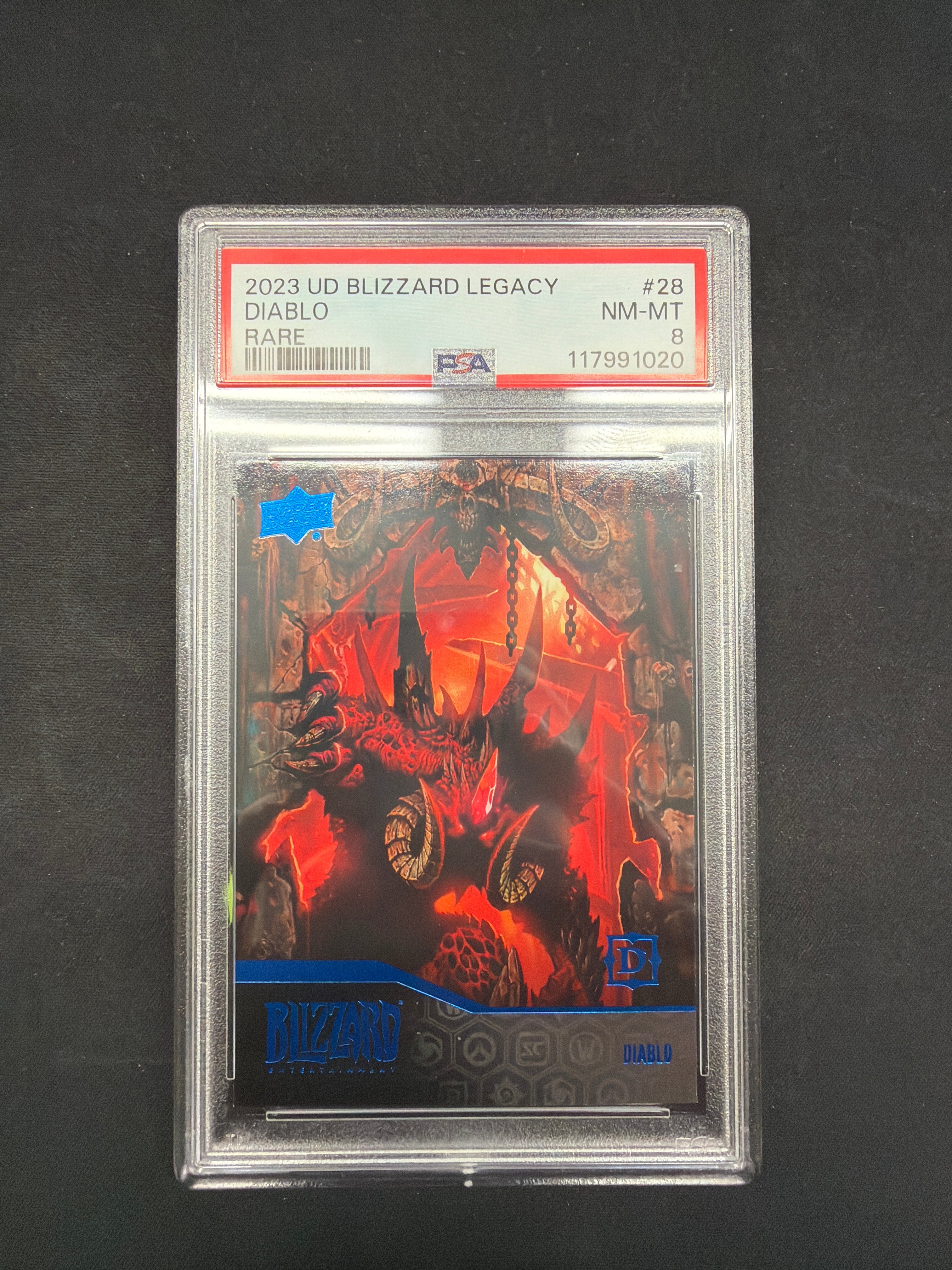 2023 UD Blizzard Legacy Diablo Rare PSA NM-MT 8