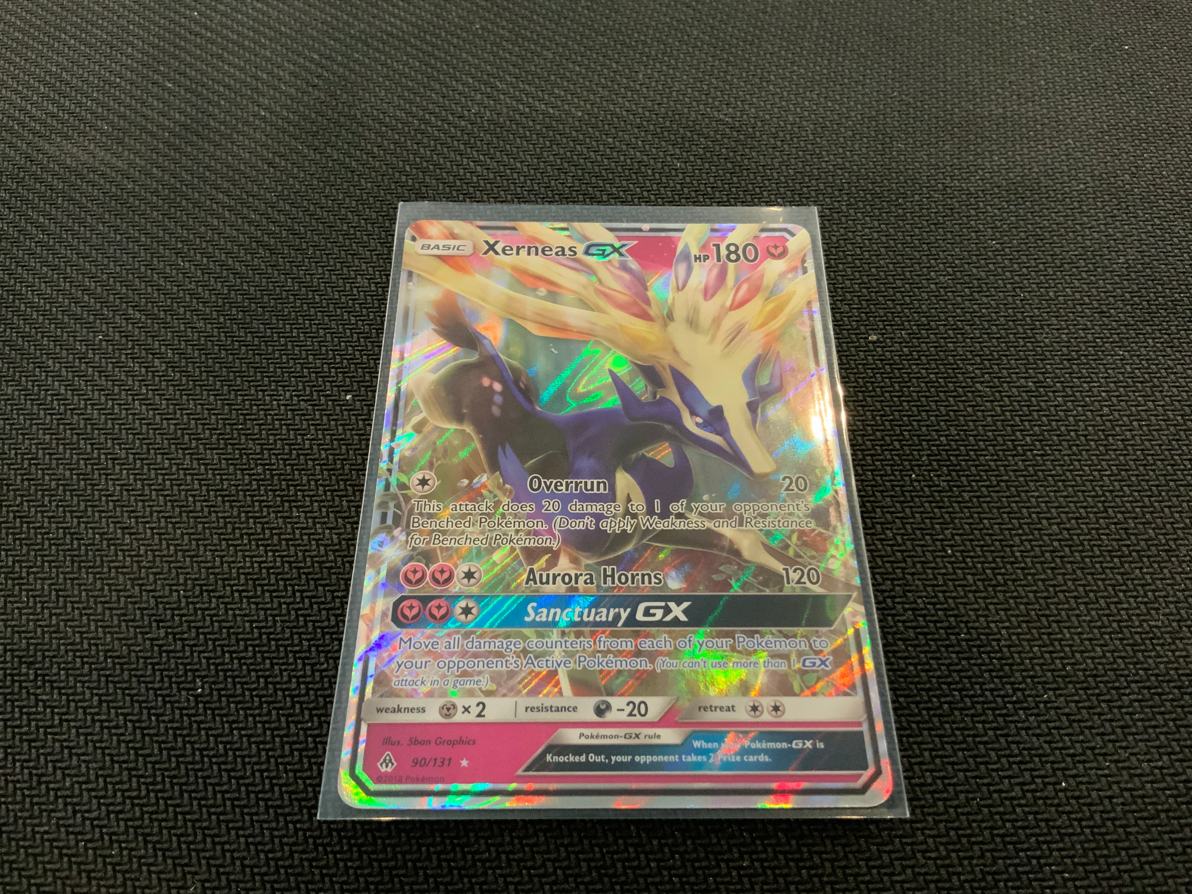 Pokemon Forbidden Light Xerneas GX 90/131