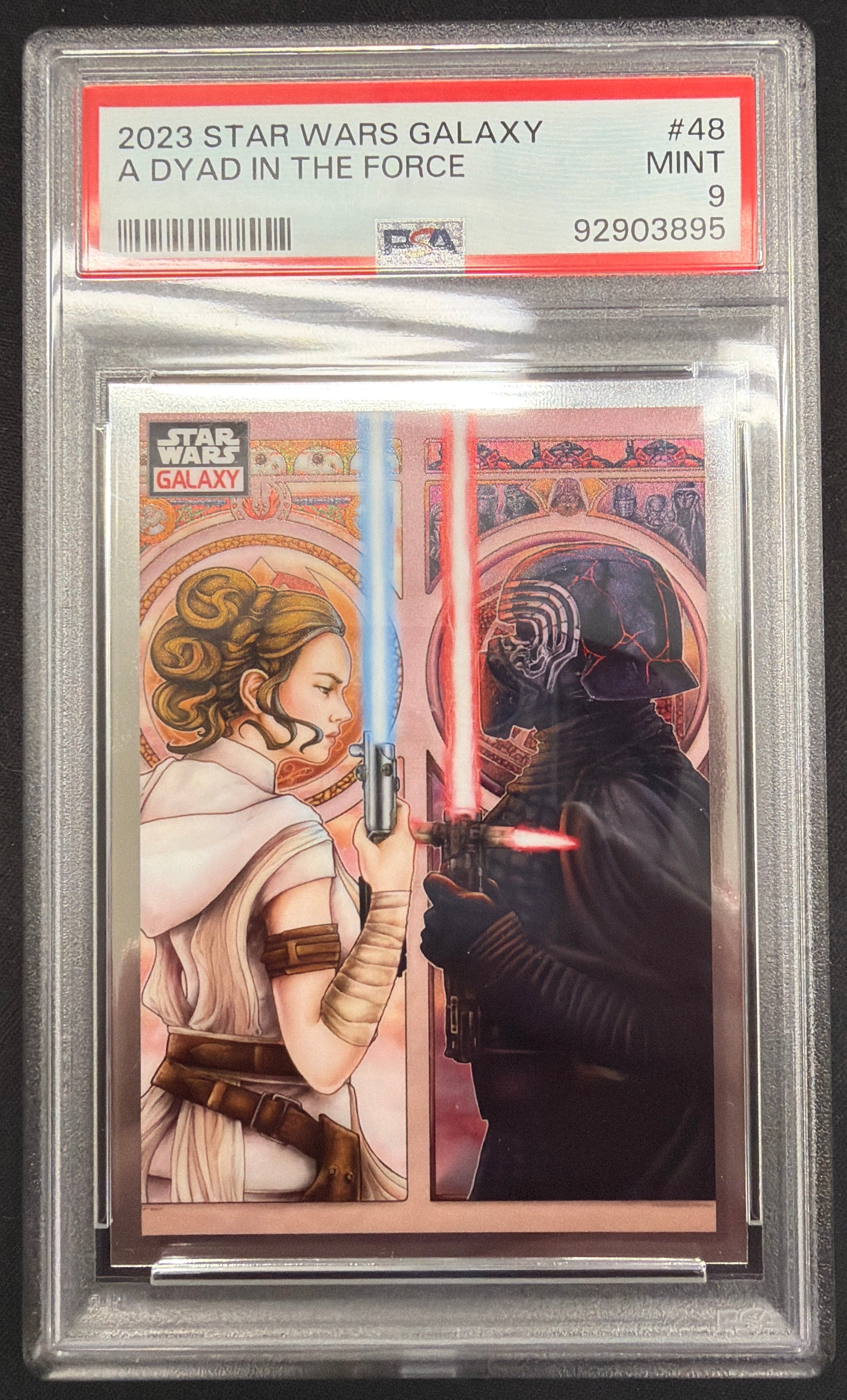 2023 Star Wars Galaxy - A Dyad In The Force PSA Mint 9