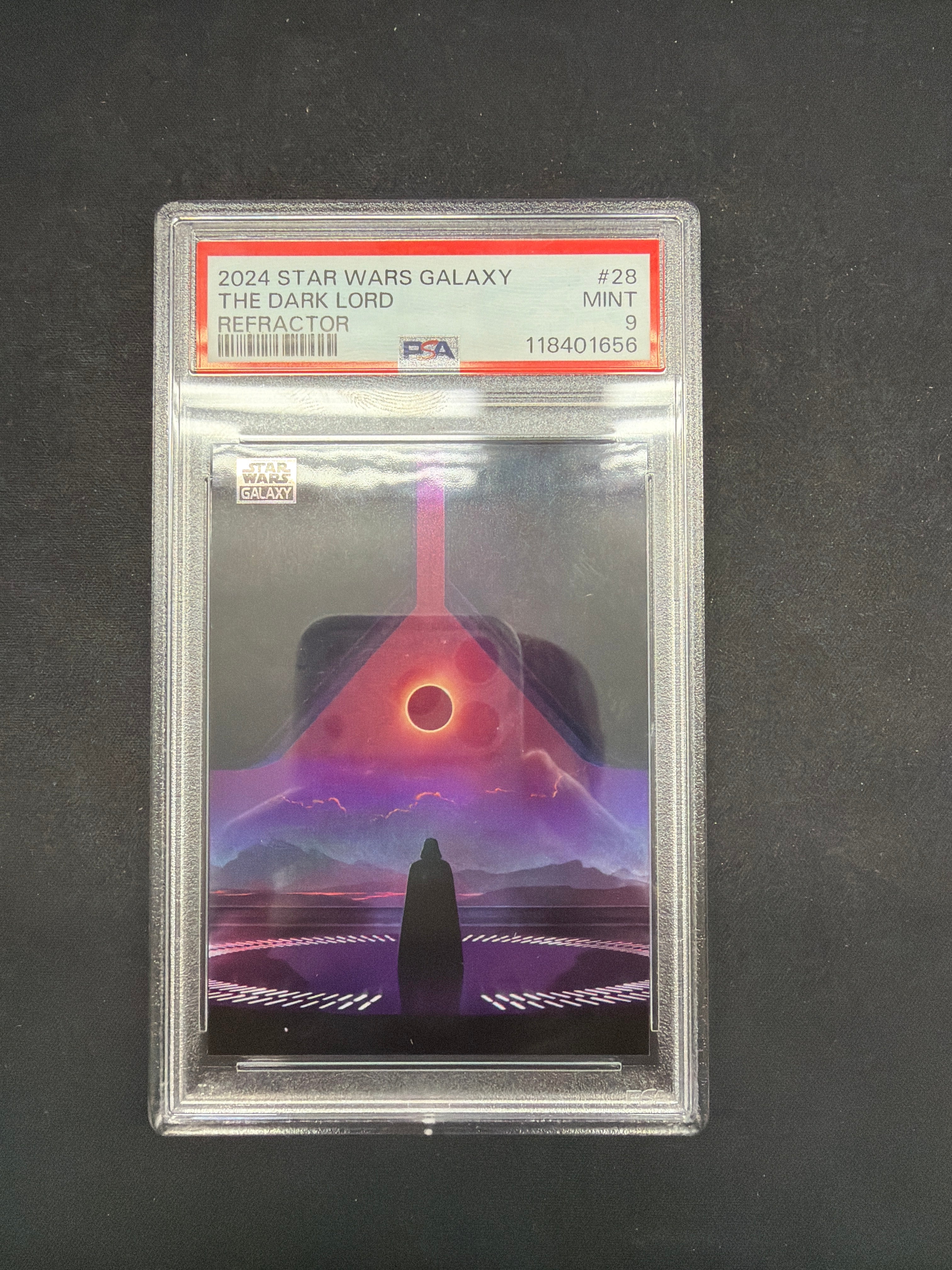 2024 Star Wars Galaxy The Dark Lord Refractor PSA MINT 9