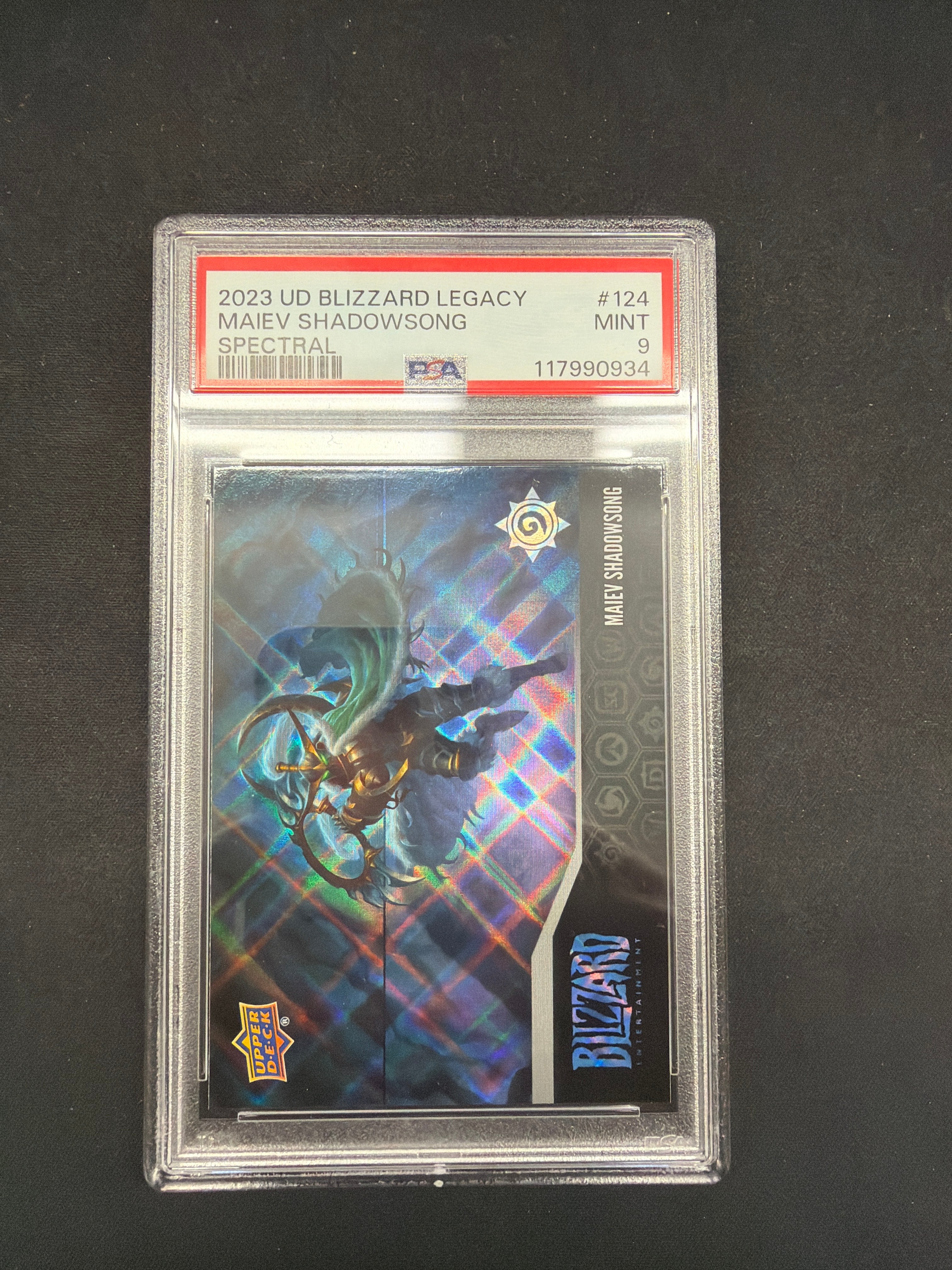 2023 UD Blizzard Legacy Maiev Shadowsong Spectral PSA MINT 9