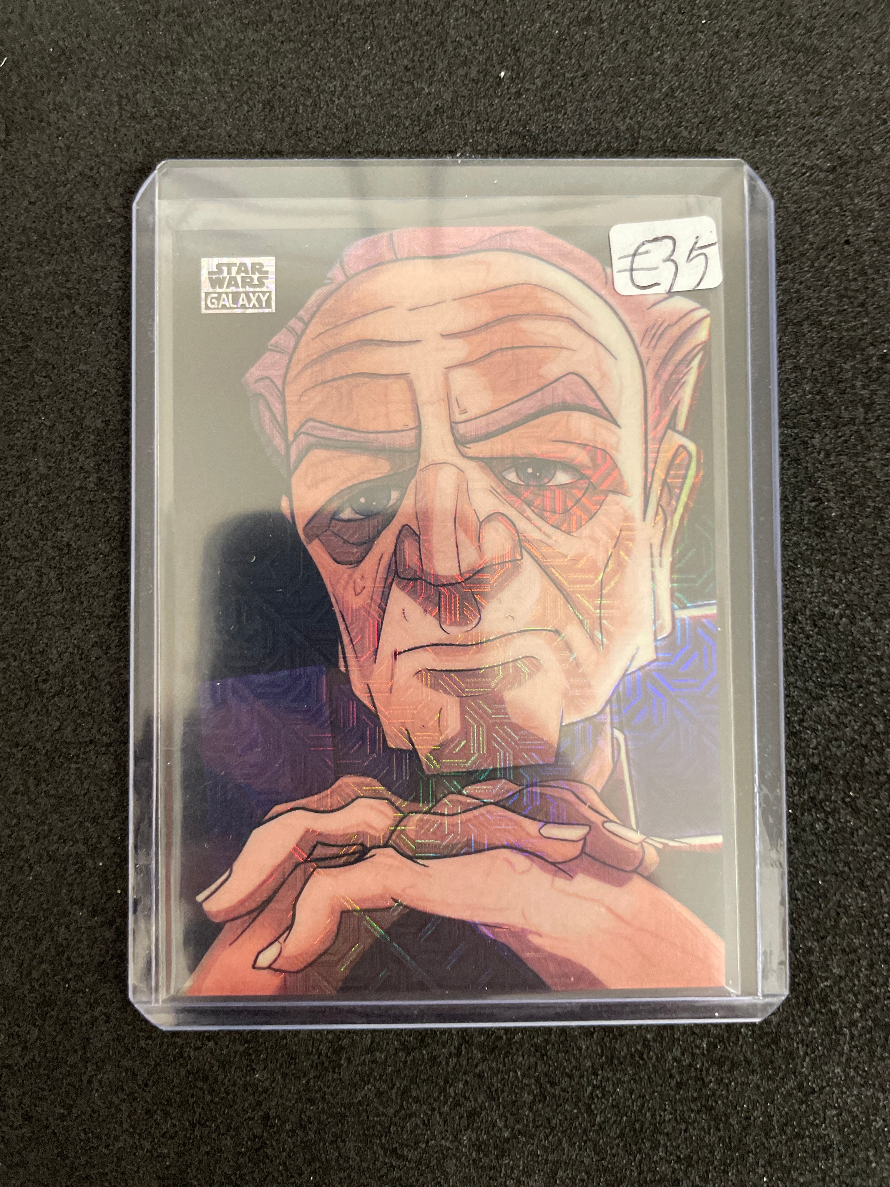 Topps Star Wars Galaxy Chrome 2025 Chancellor Palpatine /50 Mojo Refractor