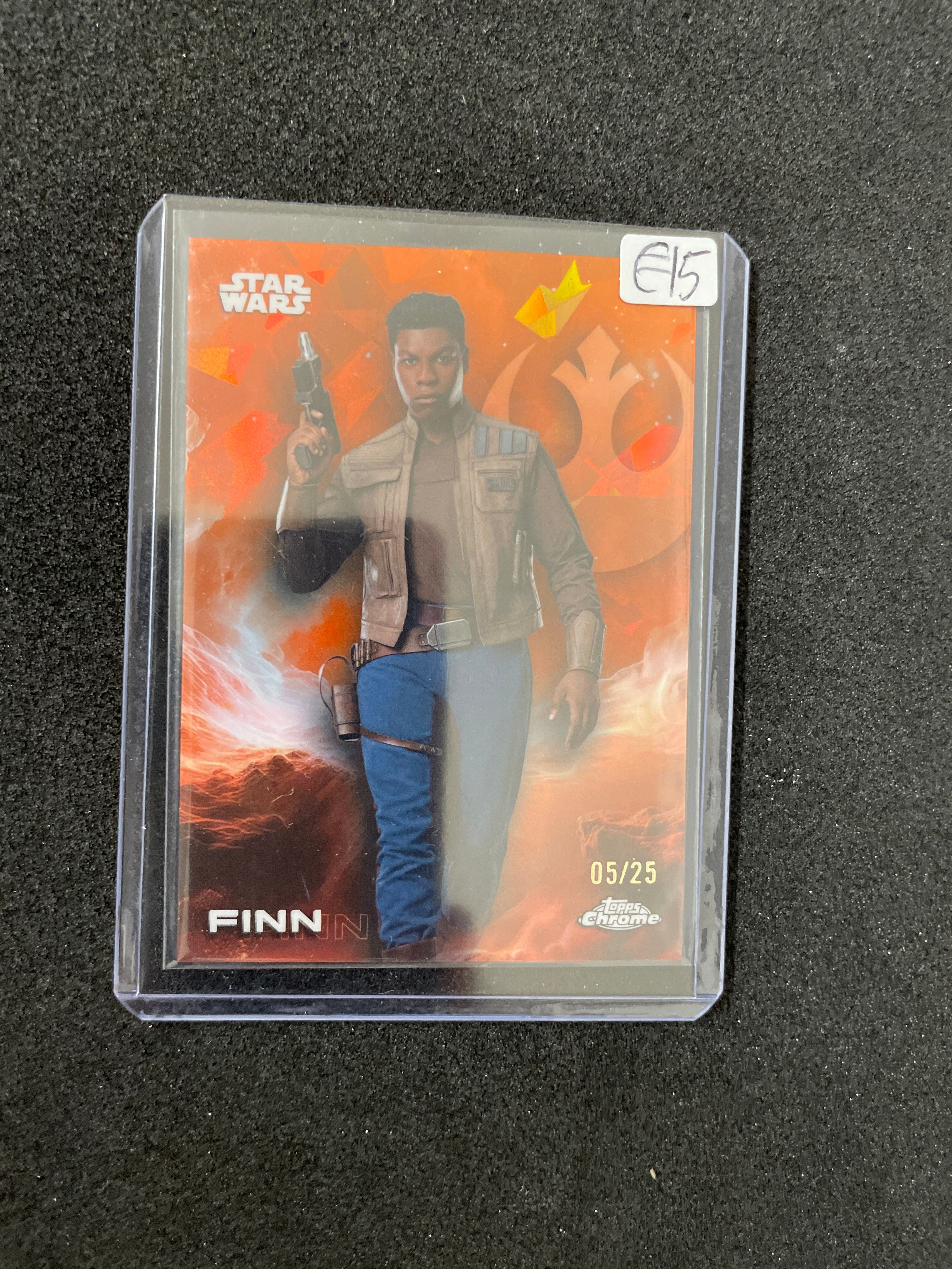 2025 Topps Star Wars Chrome Finn /25