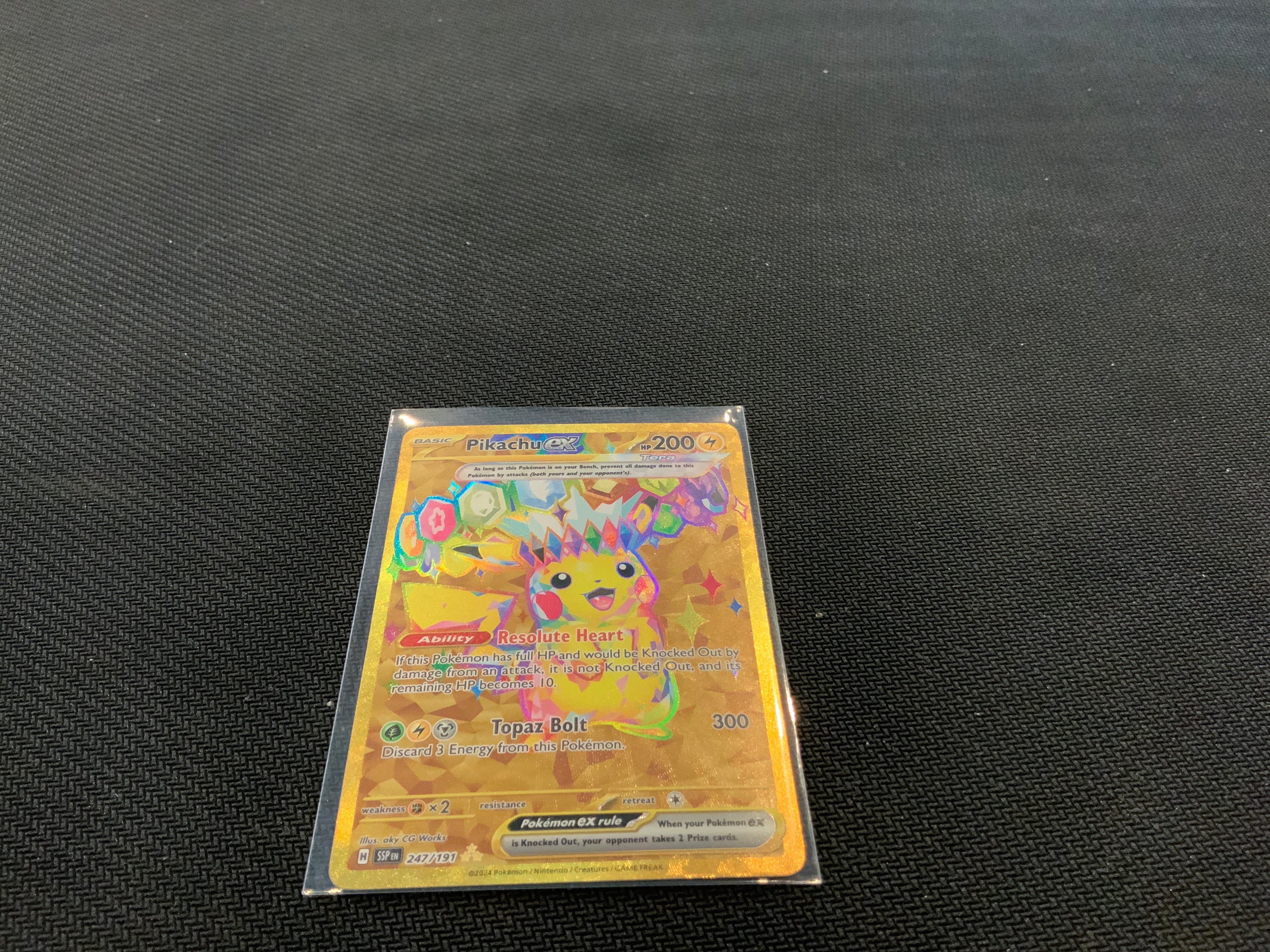 Pokemon SSP Pikachu EX 247/191
