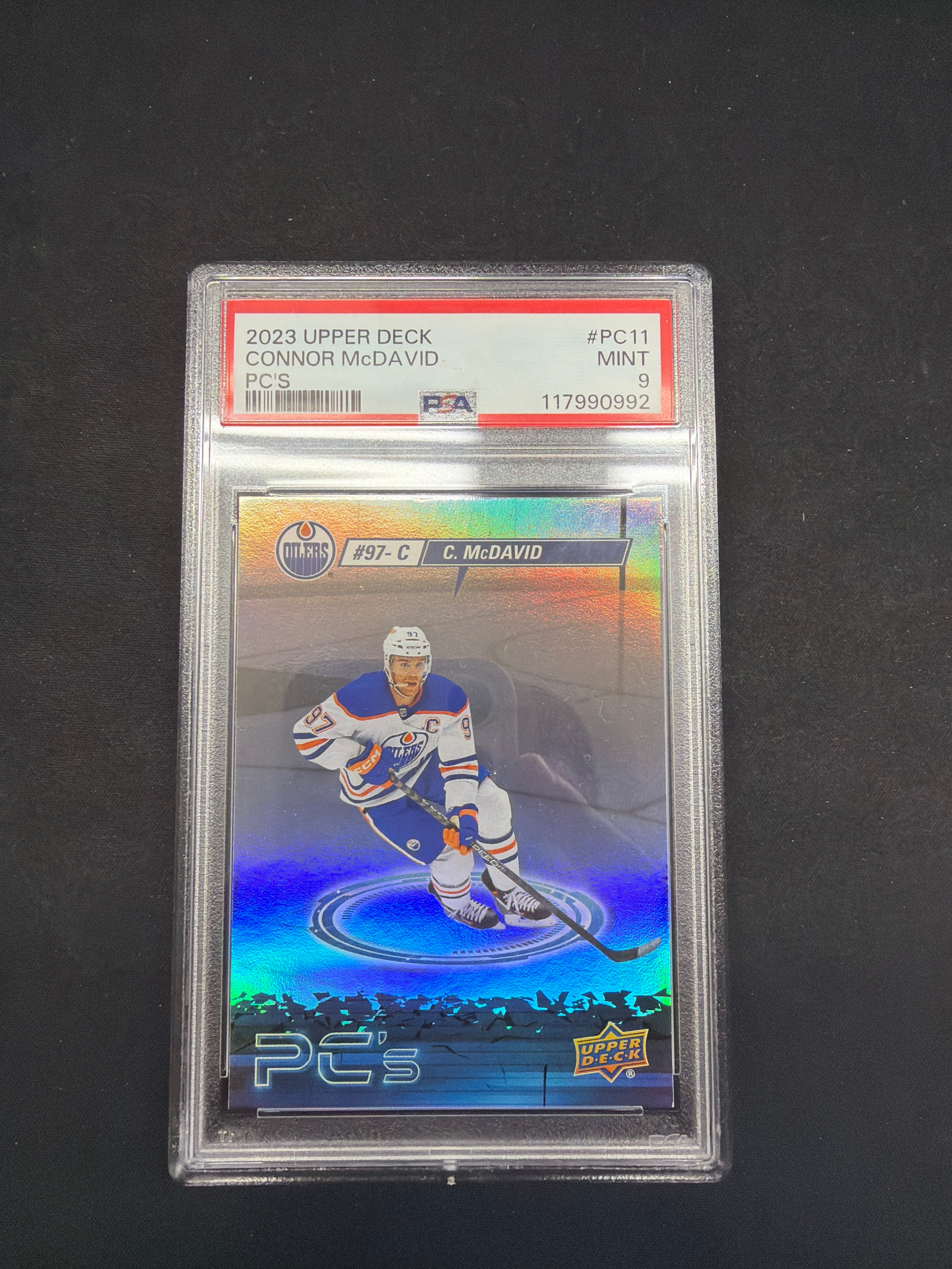 2023 Upper Deck Connor Mcdavid PC’S PSA MINT 9