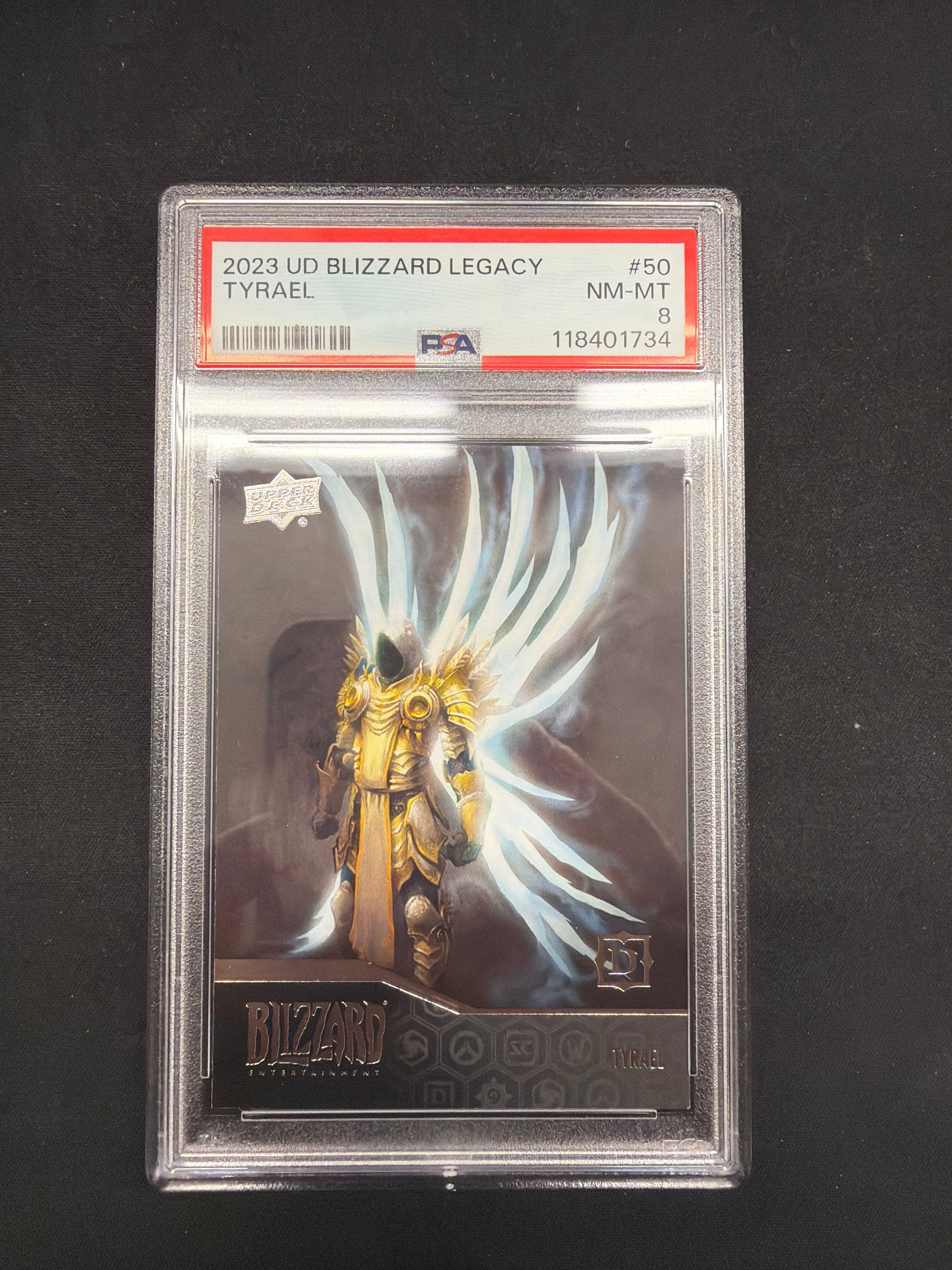 2023 UD Blizzard Legacy Tyrael PSA NM-MT 8