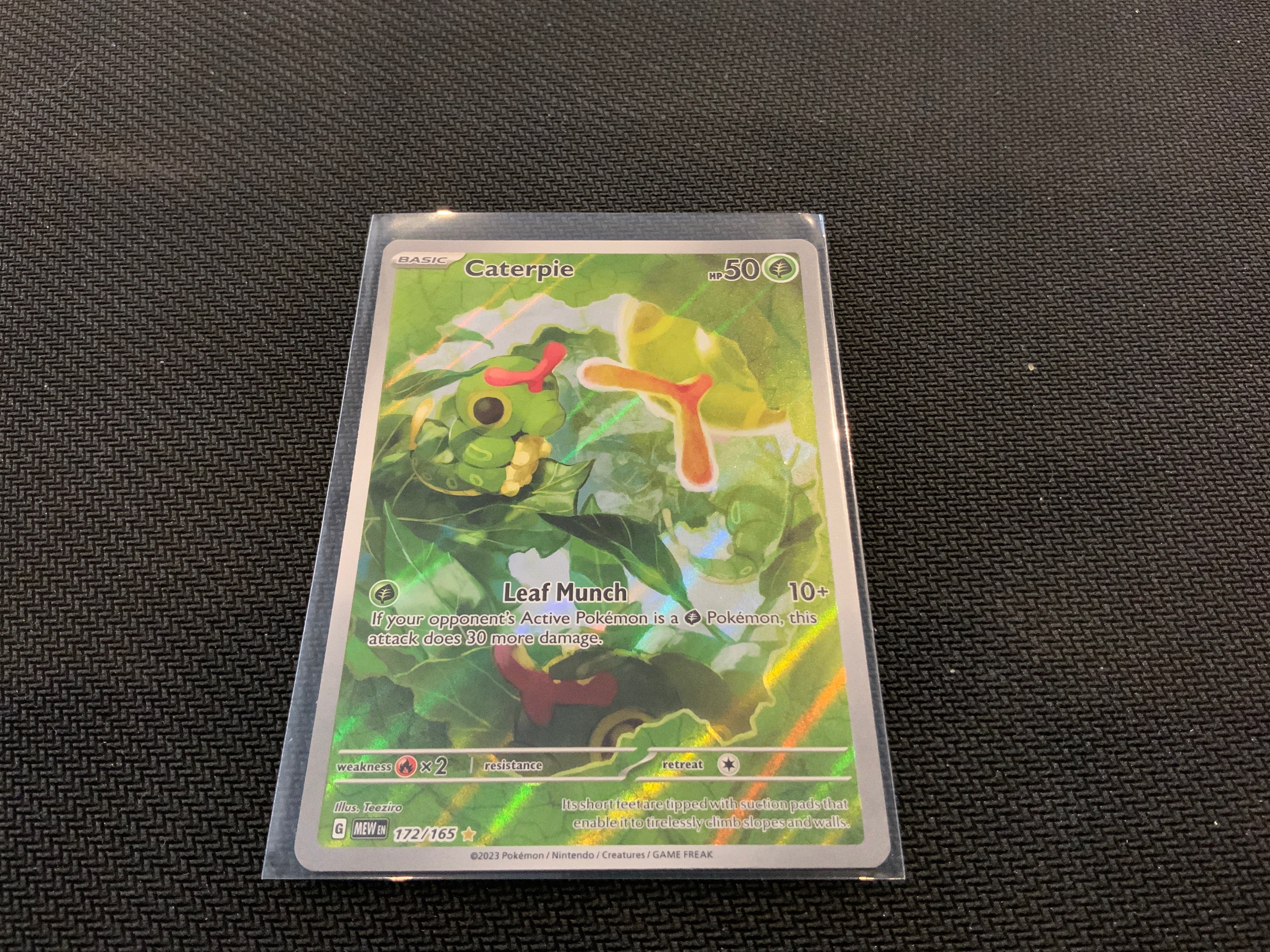 Pokemon MEW Caterpie 172/165