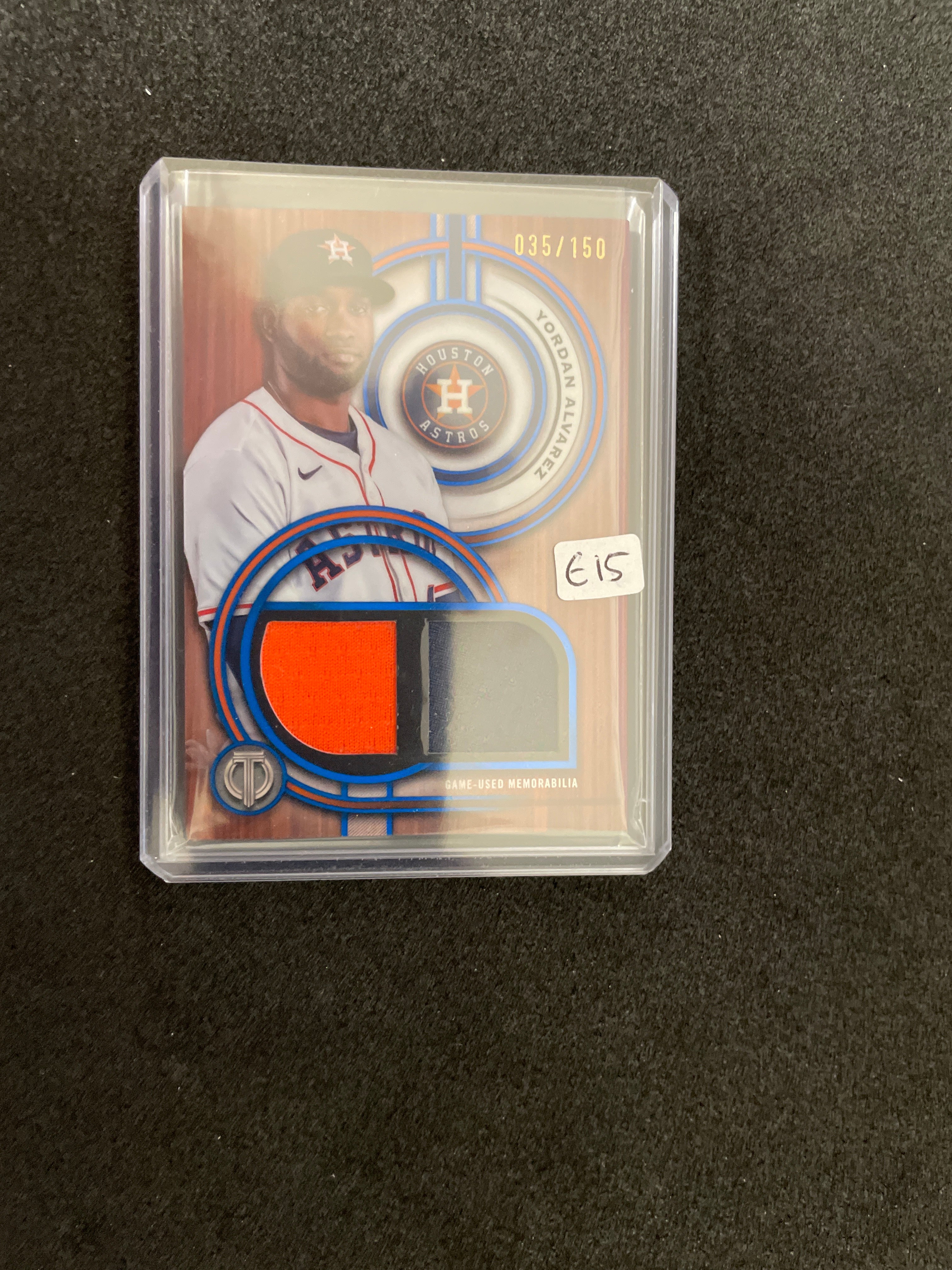 2025 Topps Tribute Baseball Yordan Alvarez Relic /150
