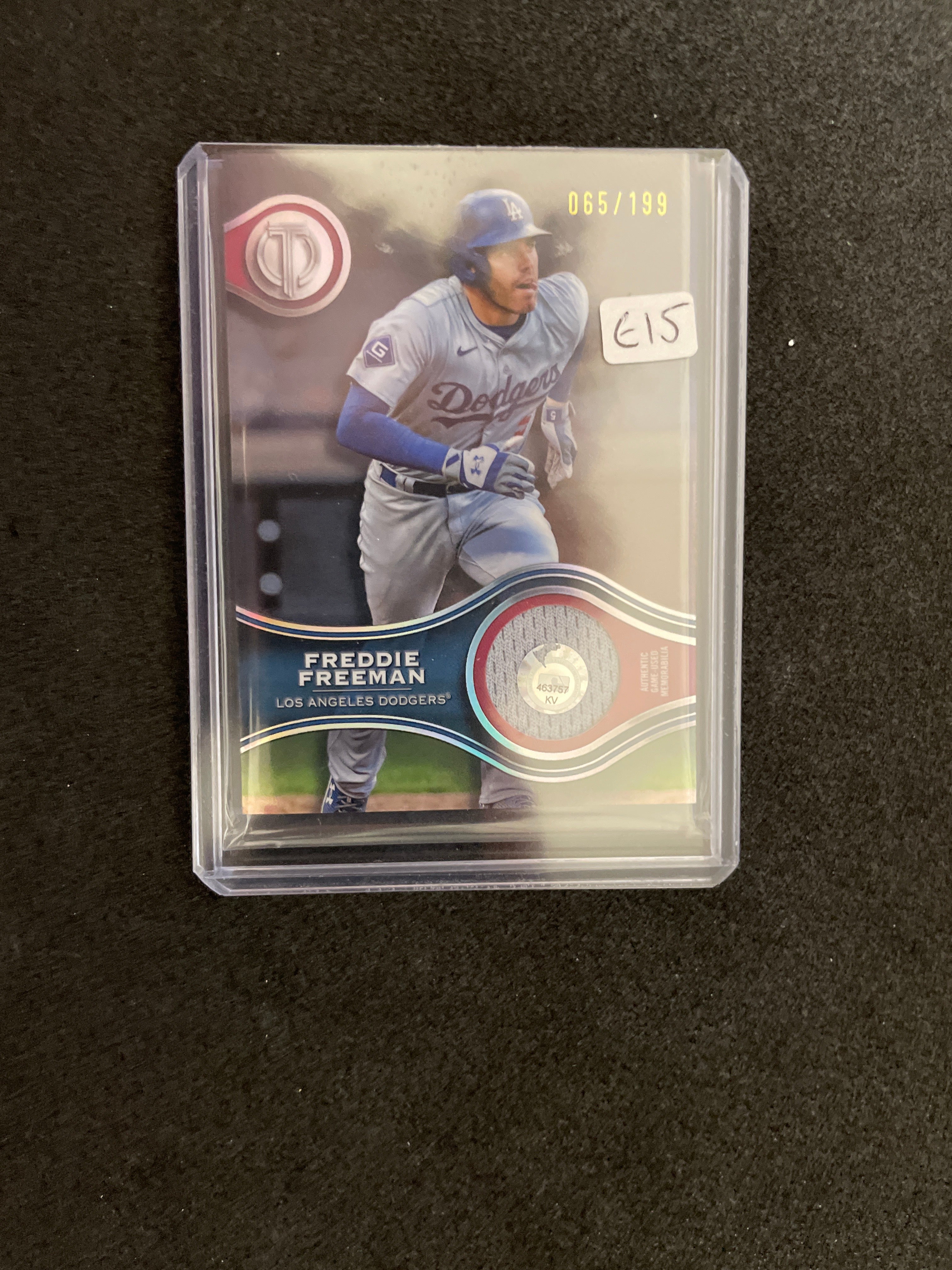 2025 Topps Tribute Baseball Freddie Freeman Relic /199