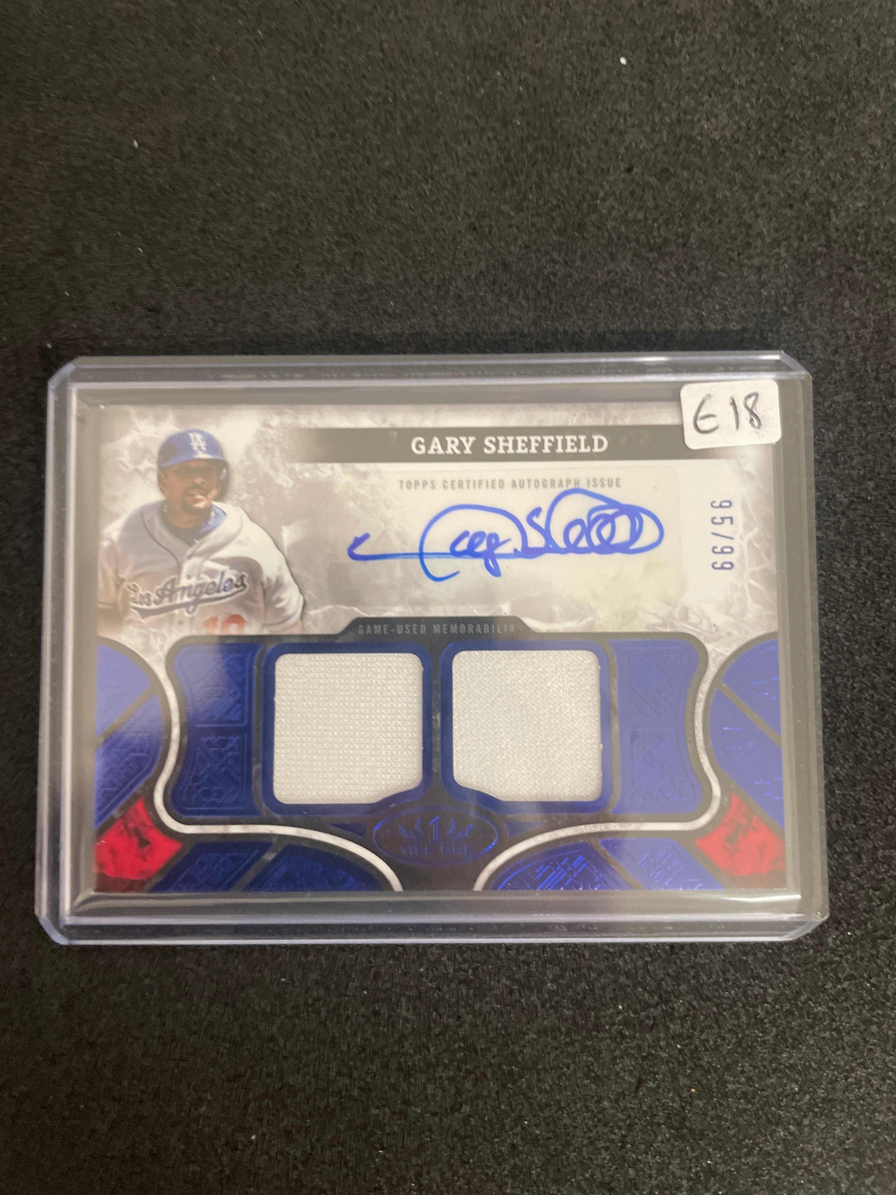 2025 Topps Tier One Baseball Gary Sheffield Autograph Relic /99