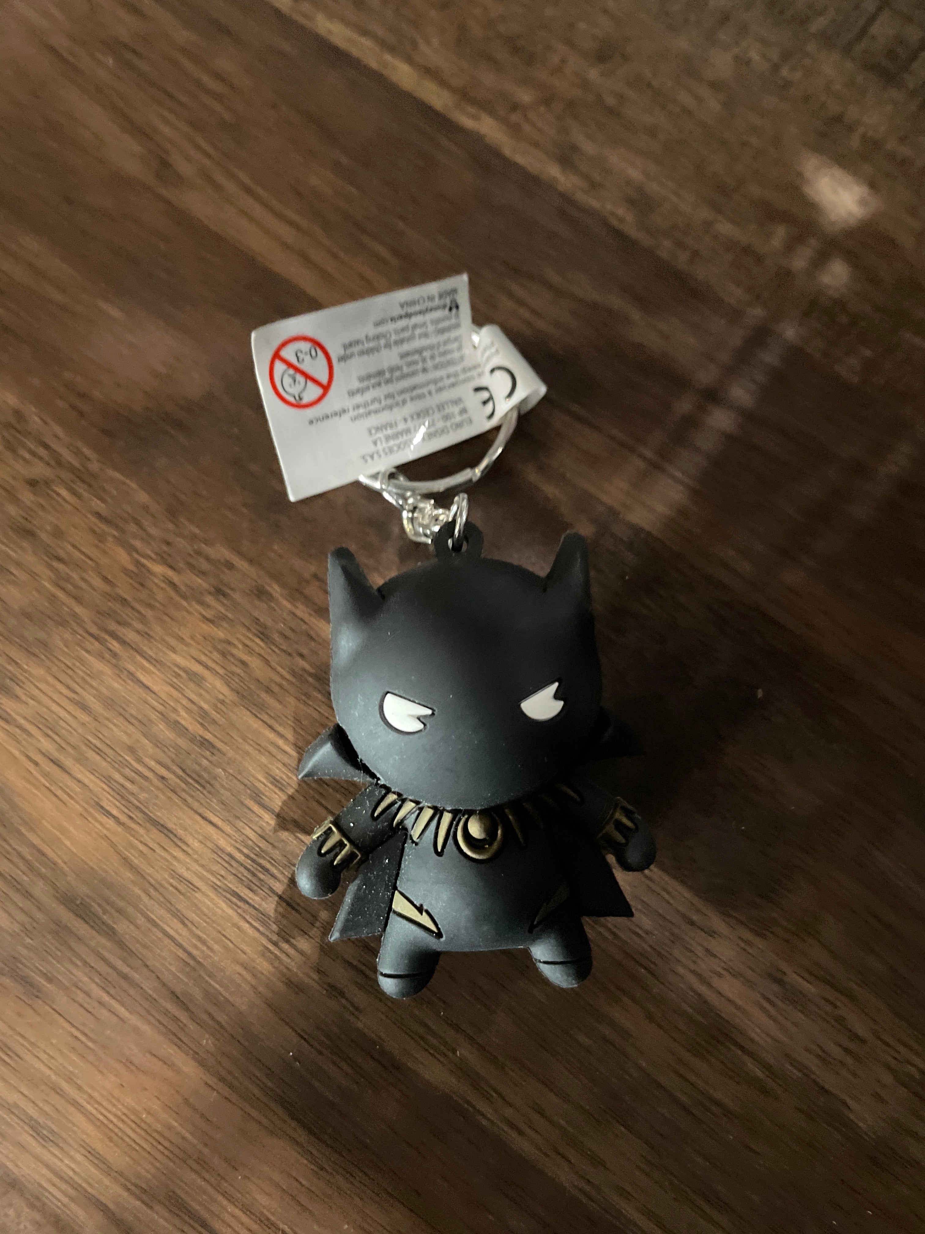Black panther keychain