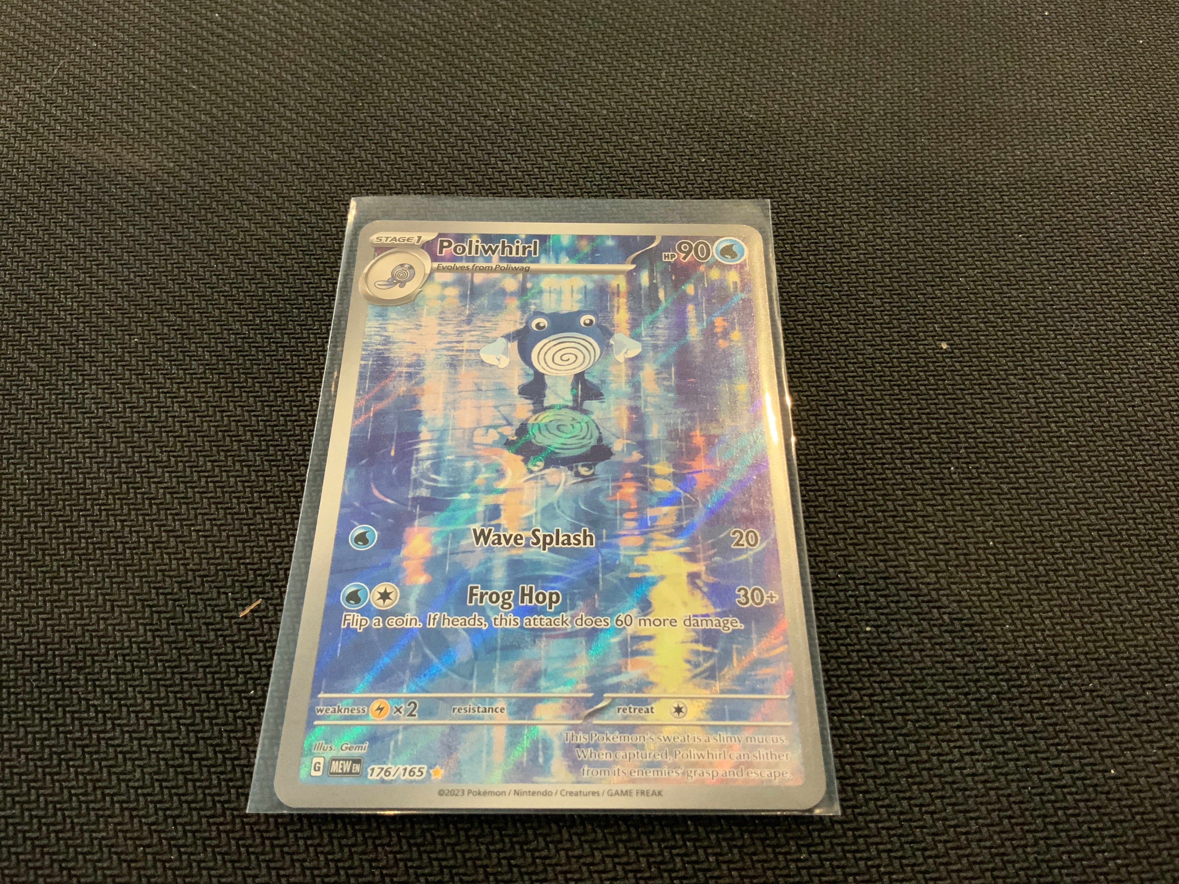 Pokemon MEW Poliwhirl 176/165