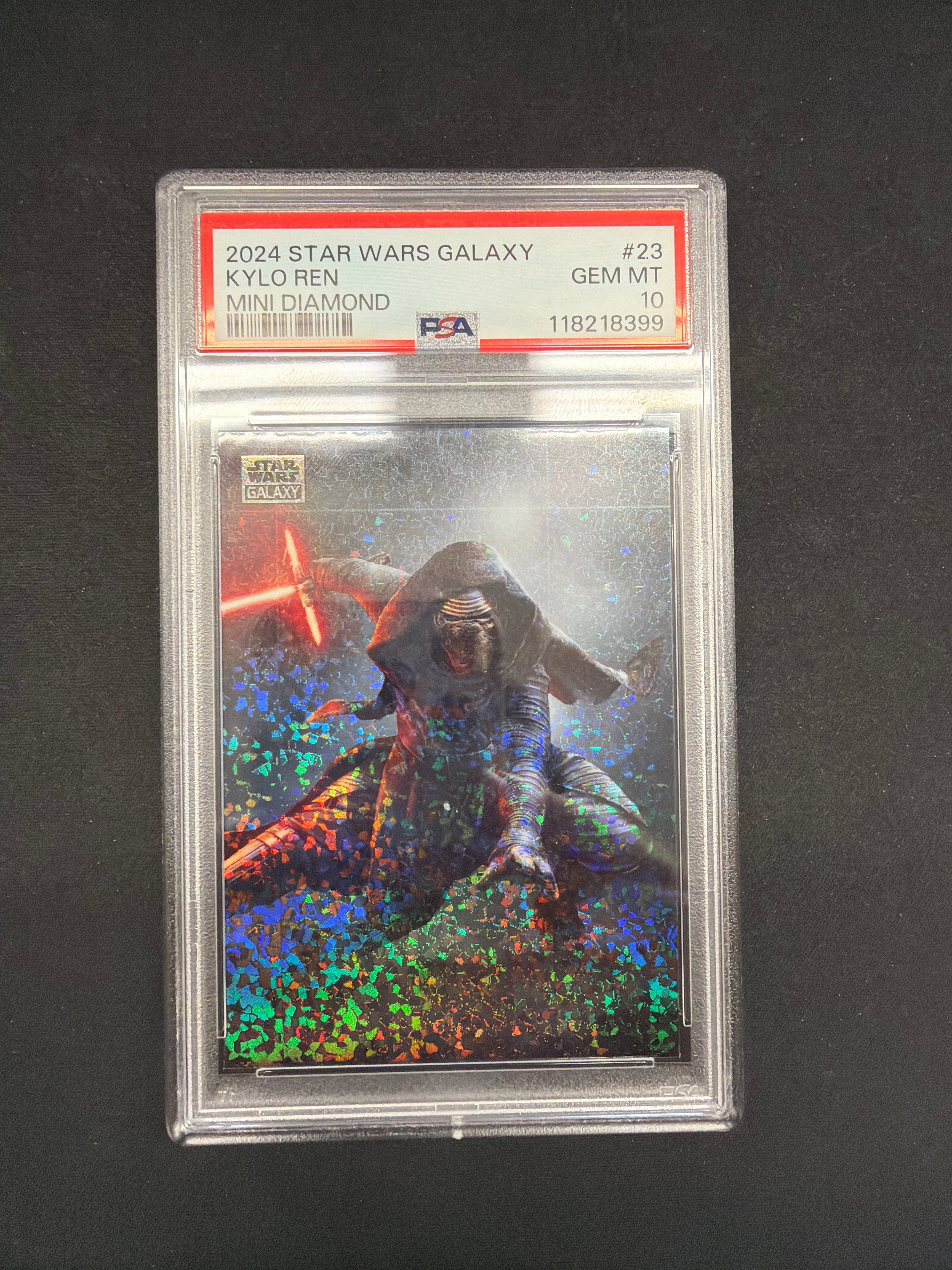 2024 Star Wars Galaxy Kylo Ren Mini Diamond PSA GEM MT 10