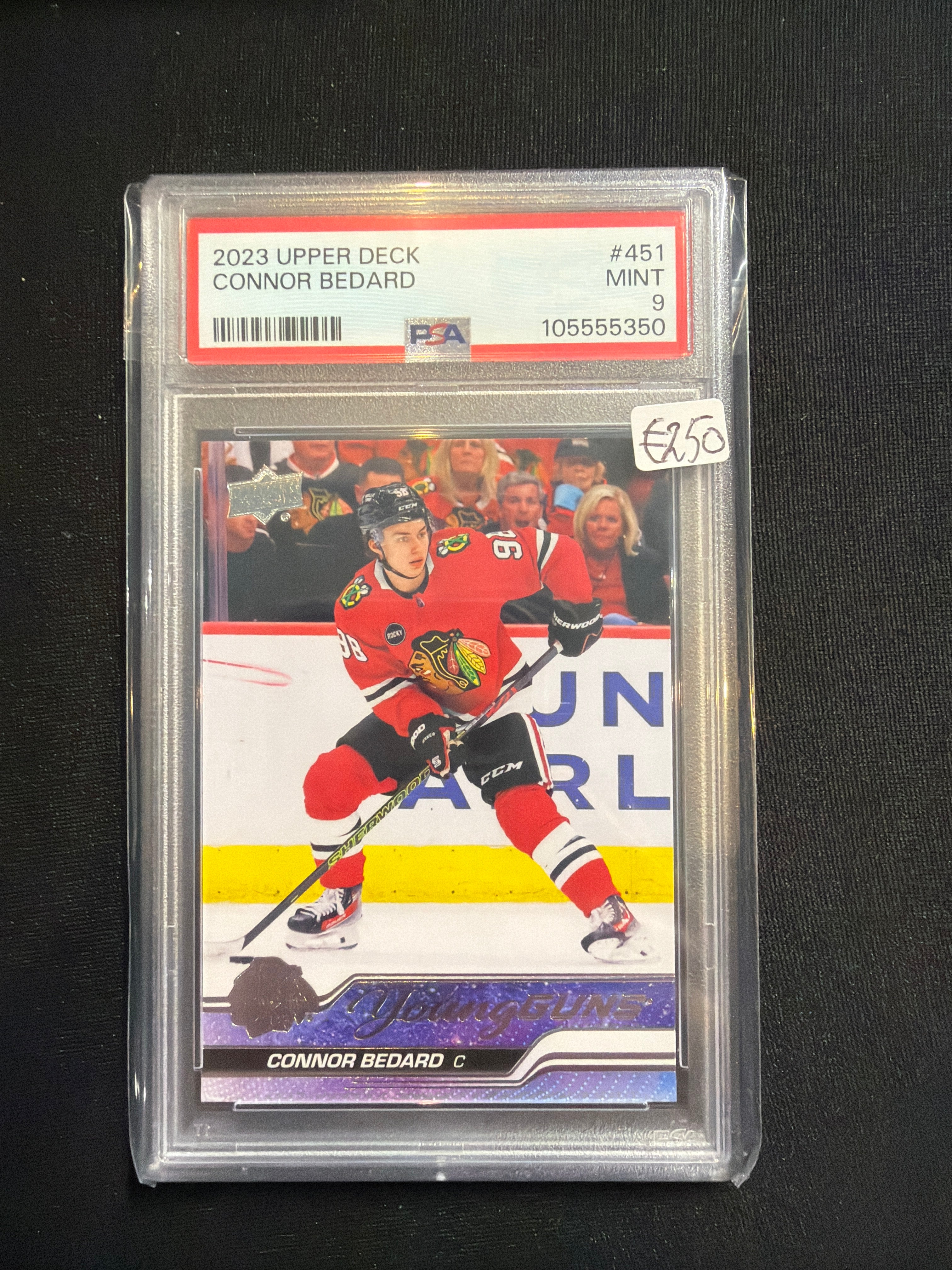2023 Upper Deck Connor Bedard PSA Mint 9