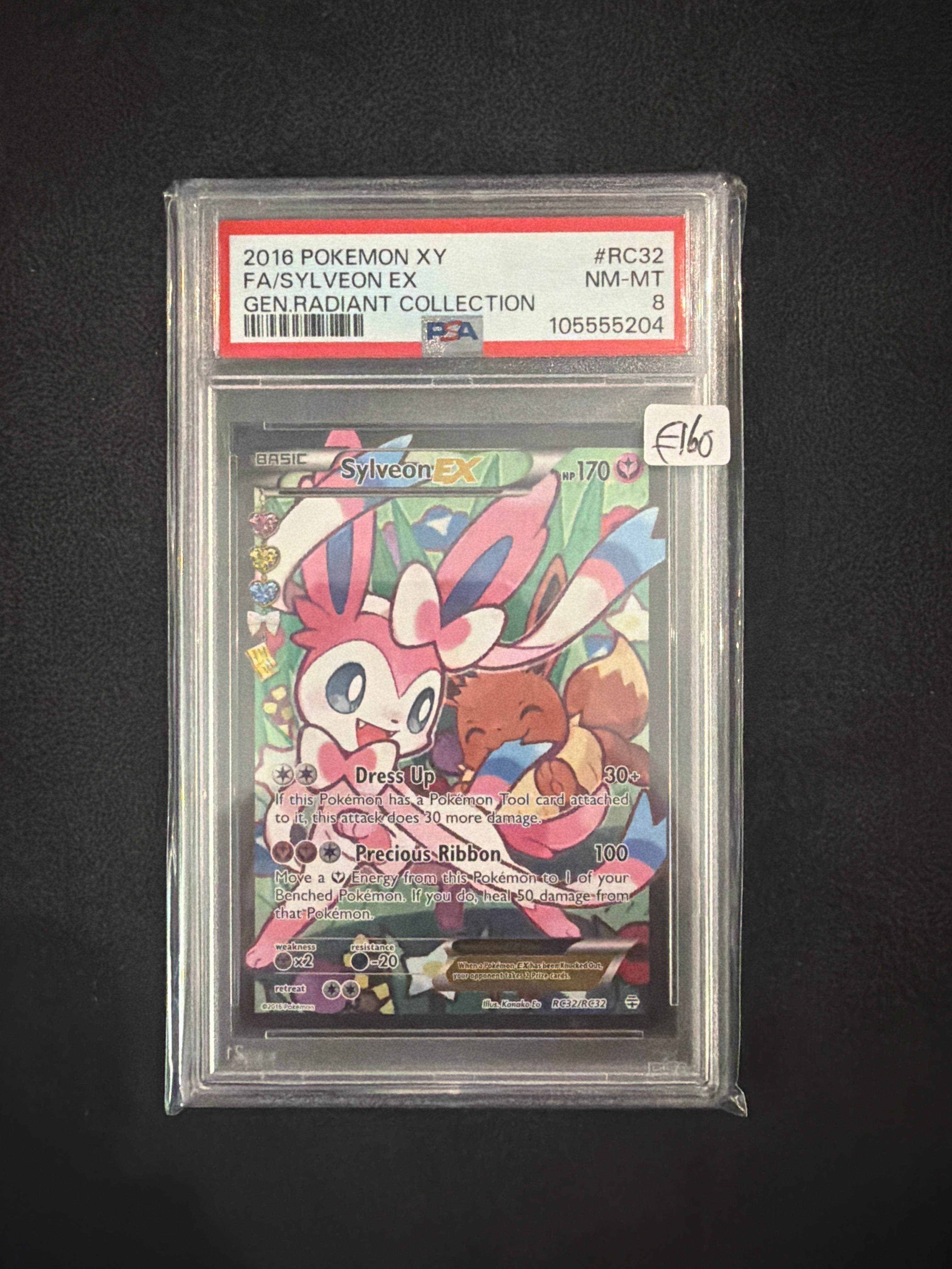 2016 Pokémon XY FA/Sylveon ex Gen.Radiant Collection PSA NM-MT 8